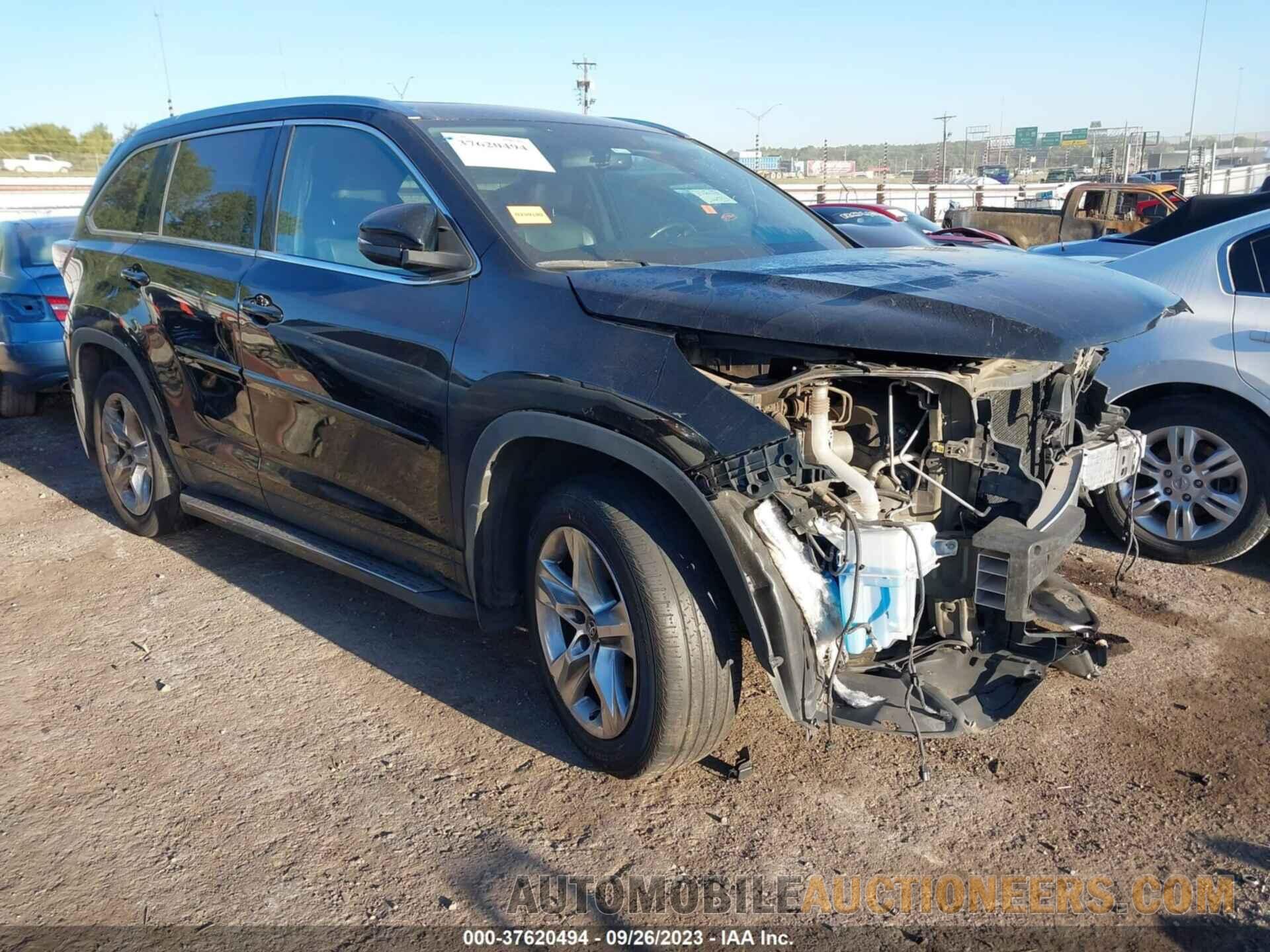 5TDYKRFH0GS169506 TOYOTA HIGHLANDER 2016