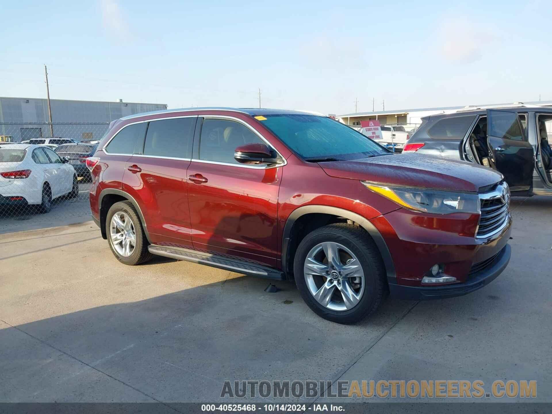 5TDYKRFH0GS175130 TOYOTA HIGHLANDER 2016