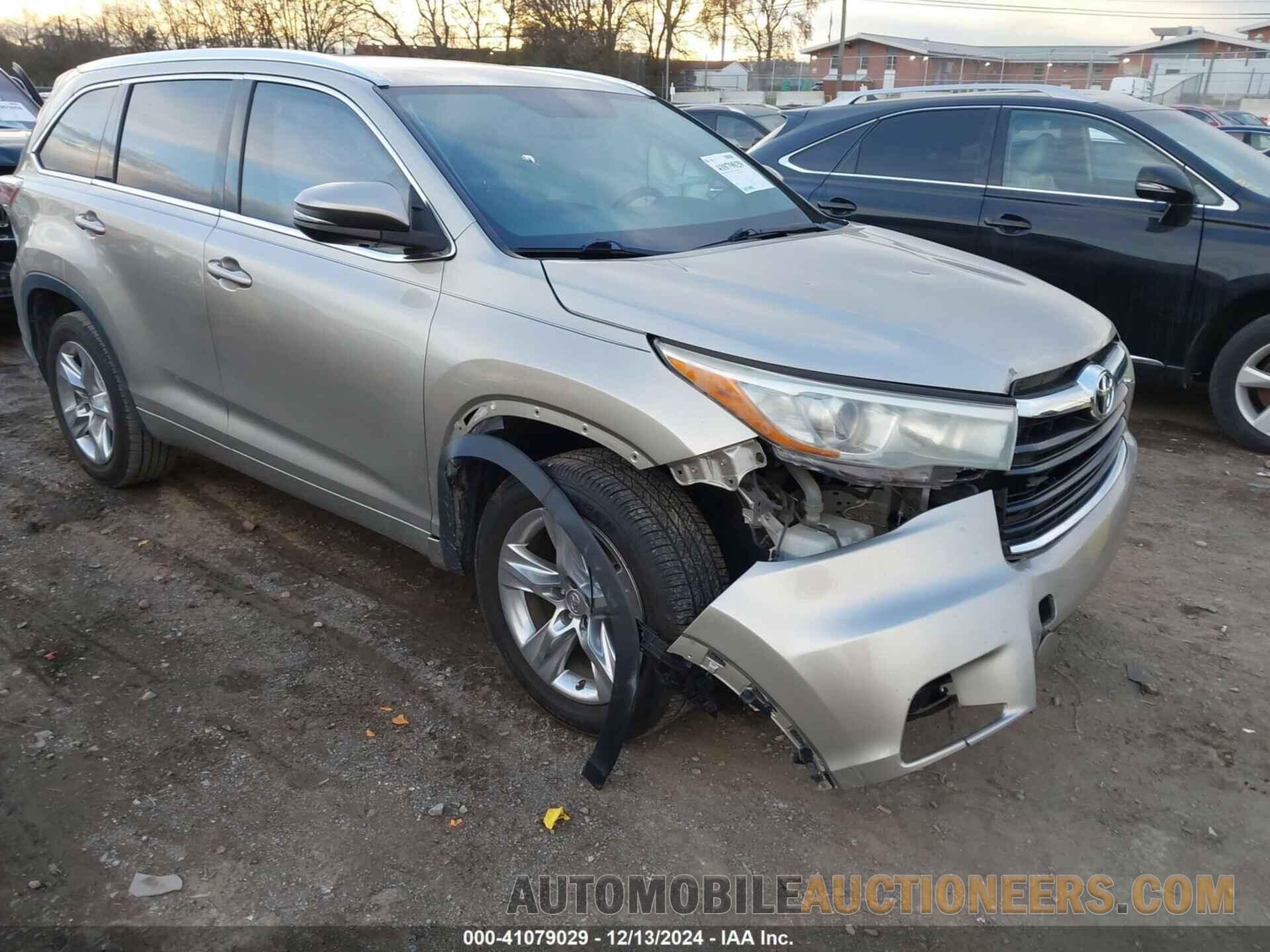 5TDYKRFH1FS038860 TOYOTA HIGHLANDER 2015