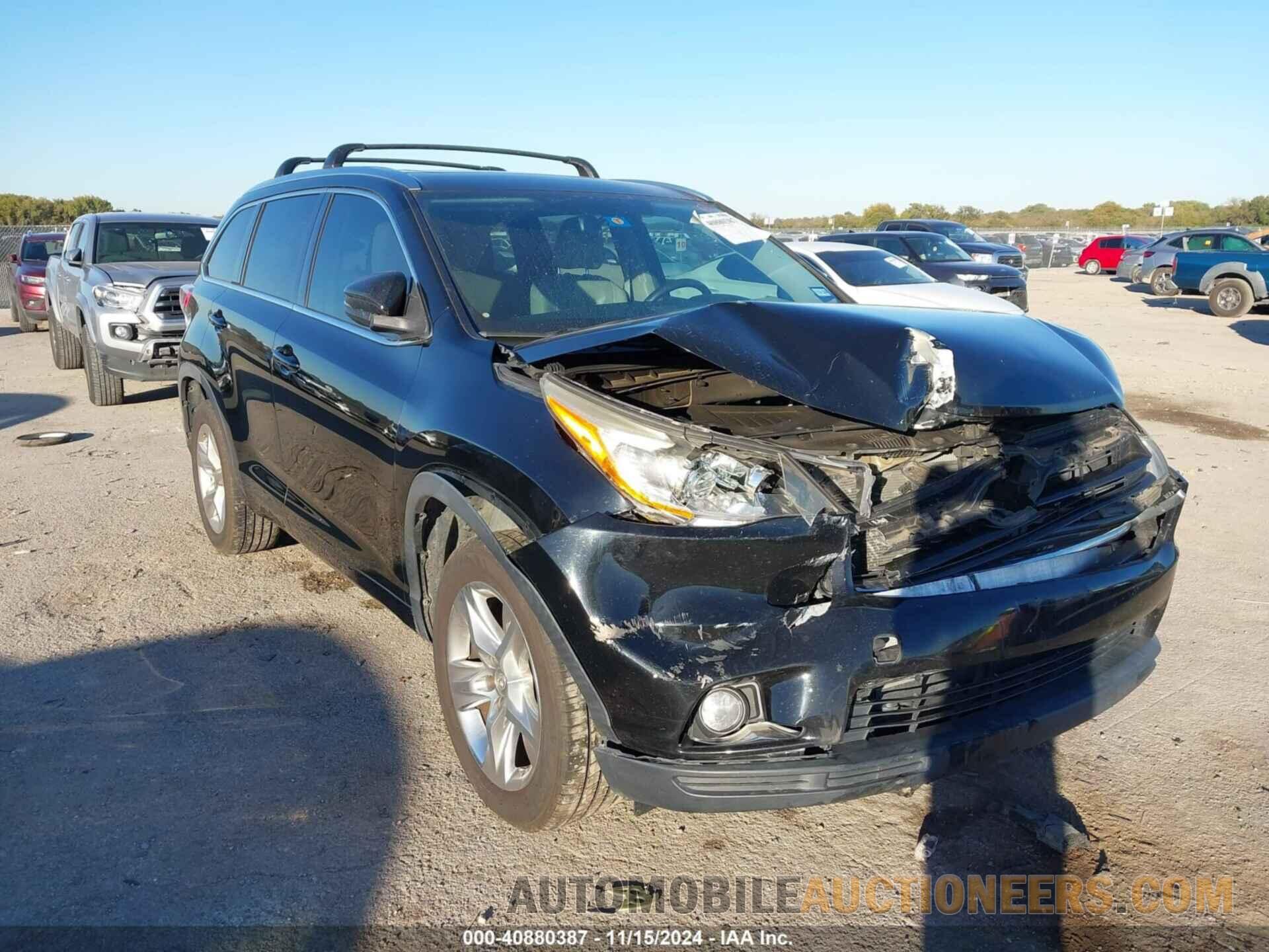 5TDYKRFH1FS041936 TOYOTA HIGHLANDER 2015