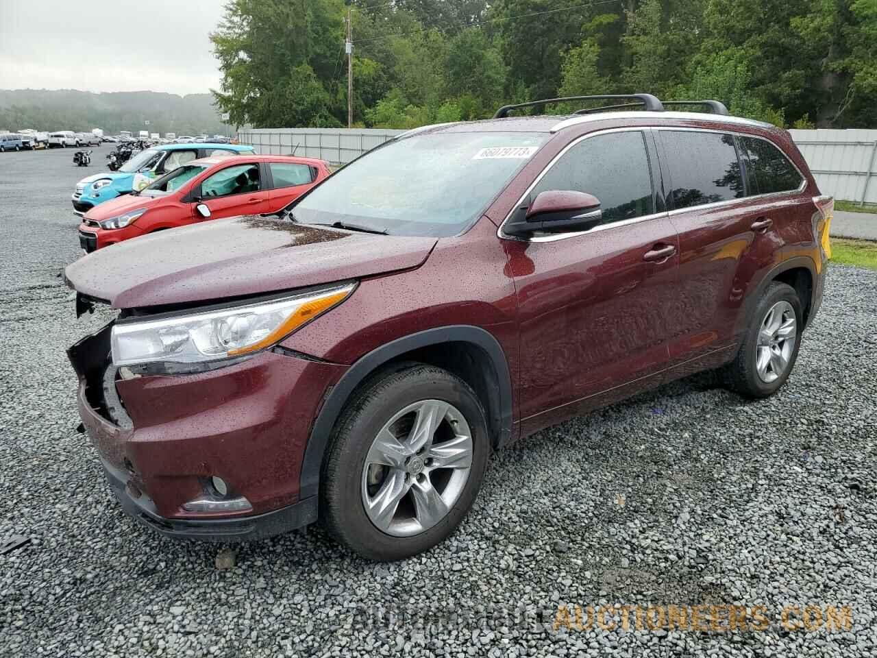 5TDYKRFH1FS106543 TOYOTA HIGHLANDER 2015