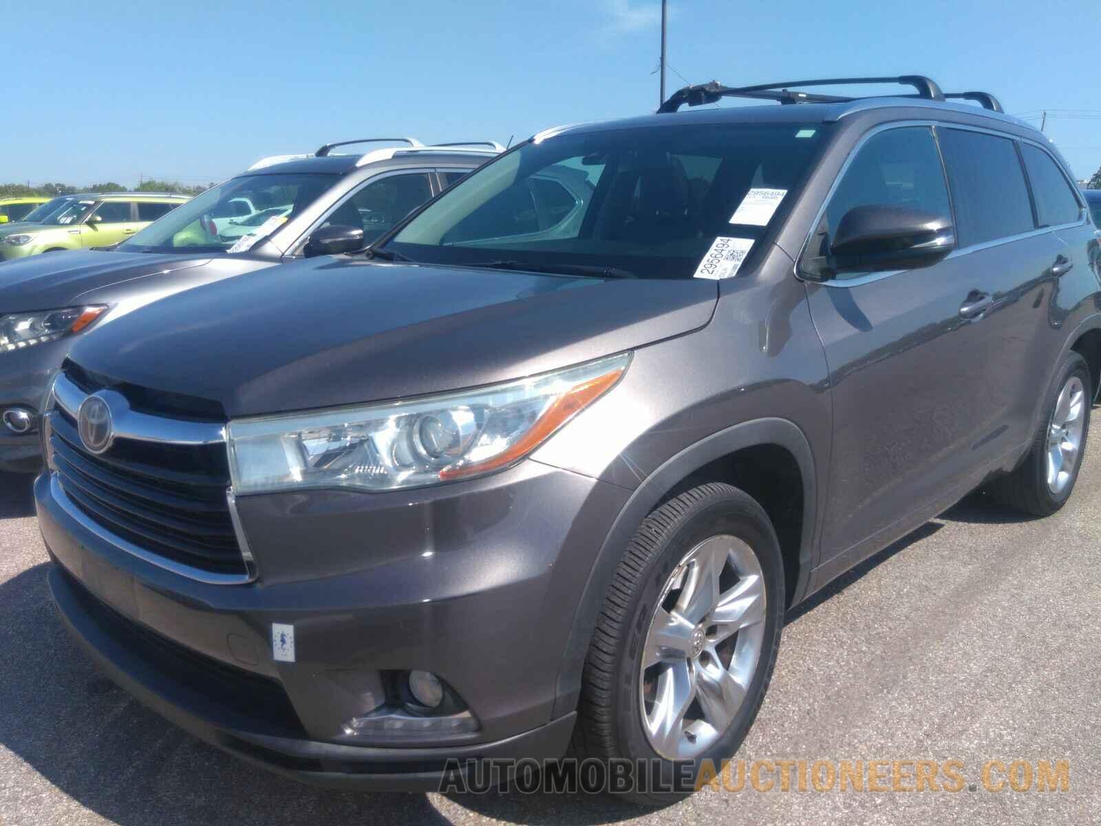 5TDYKRFH1FS117087 Toyota Highlander 2015