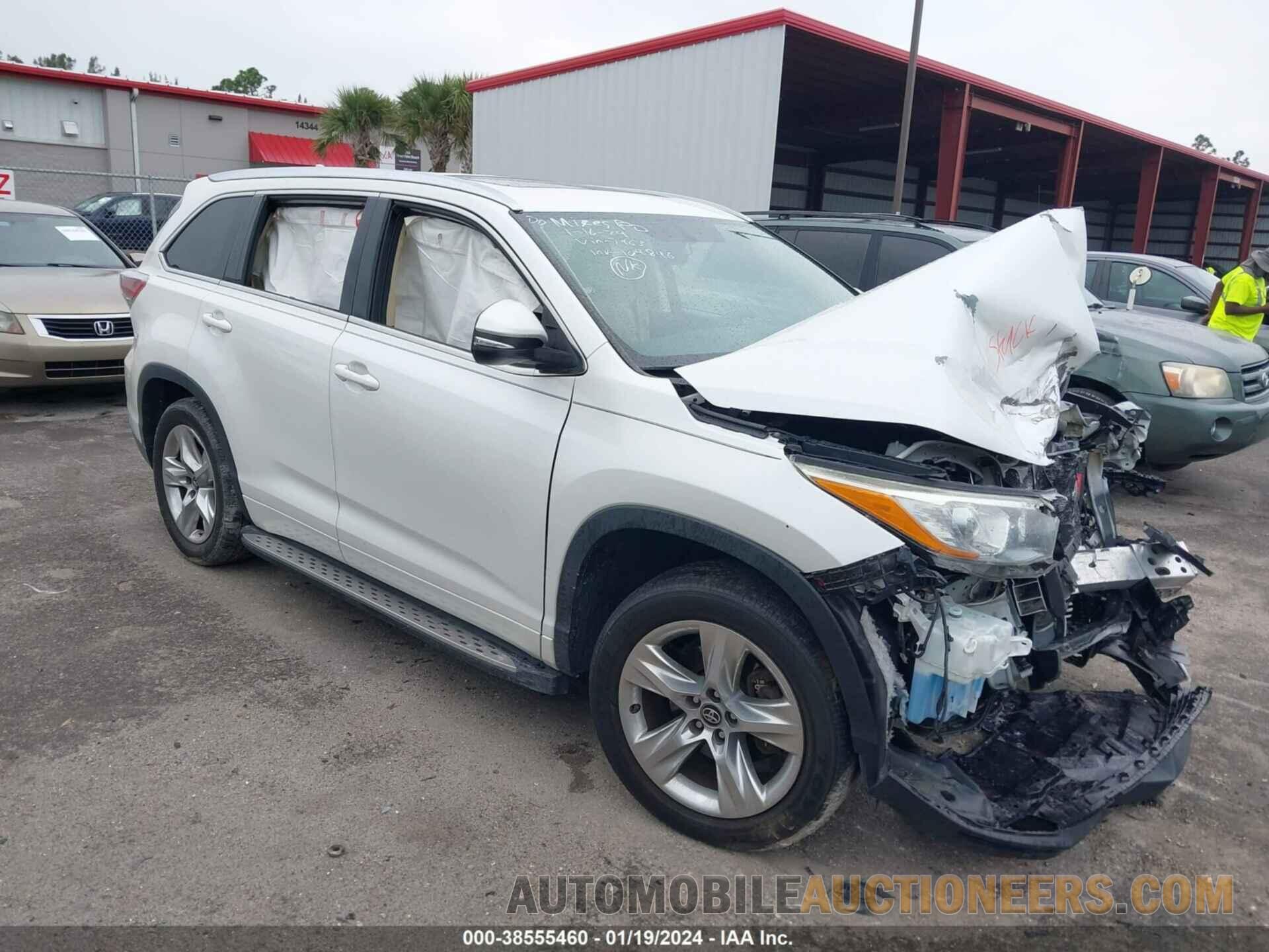 5TDYKRFH1GS157963 TOYOTA HIGHLANDER 2016