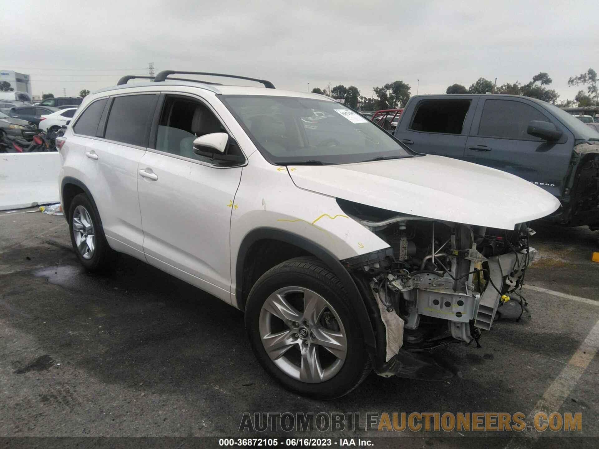 5TDYKRFH1GS169935 TOYOTA HIGHLANDER 2016