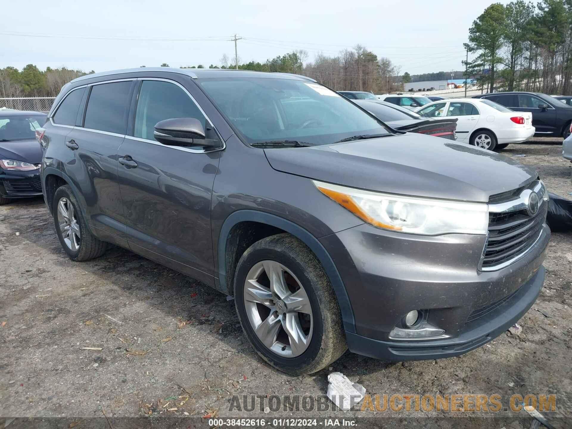 5TDYKRFH2FS040049 TOYOTA HIGHLANDER 2015