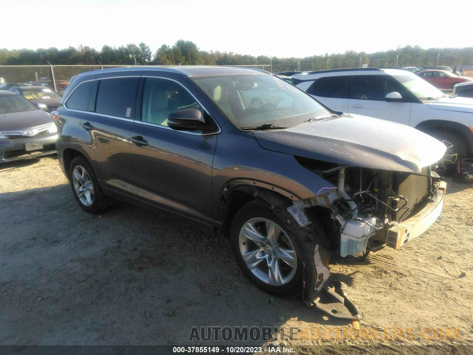 5TDYKRFH2FS042514 TOYOTA HIGHLANDER 2015