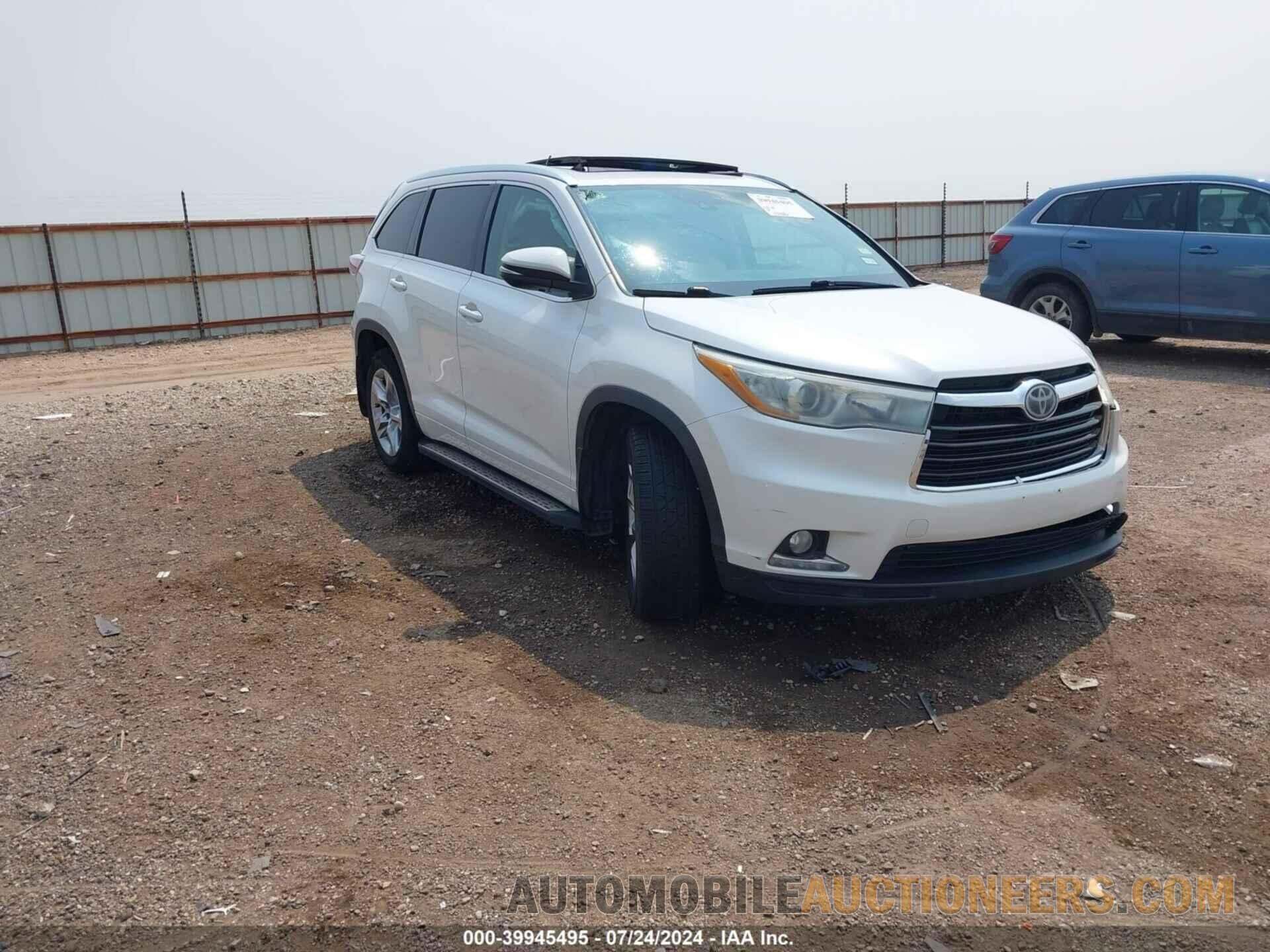 5TDYKRFH2FS047809 TOYOTA HIGHLANDER 2015