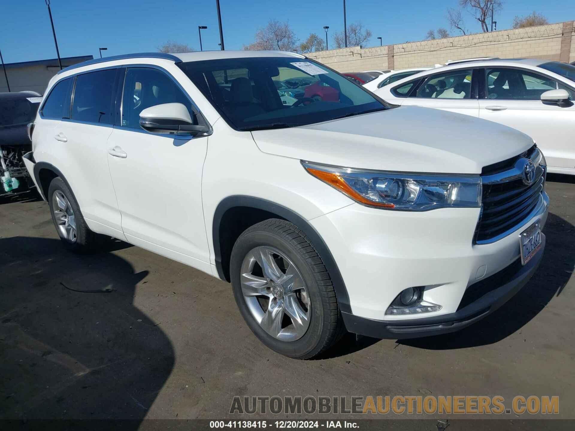 5TDYKRFH2FS048345 TOYOTA HIGHLANDER 2015