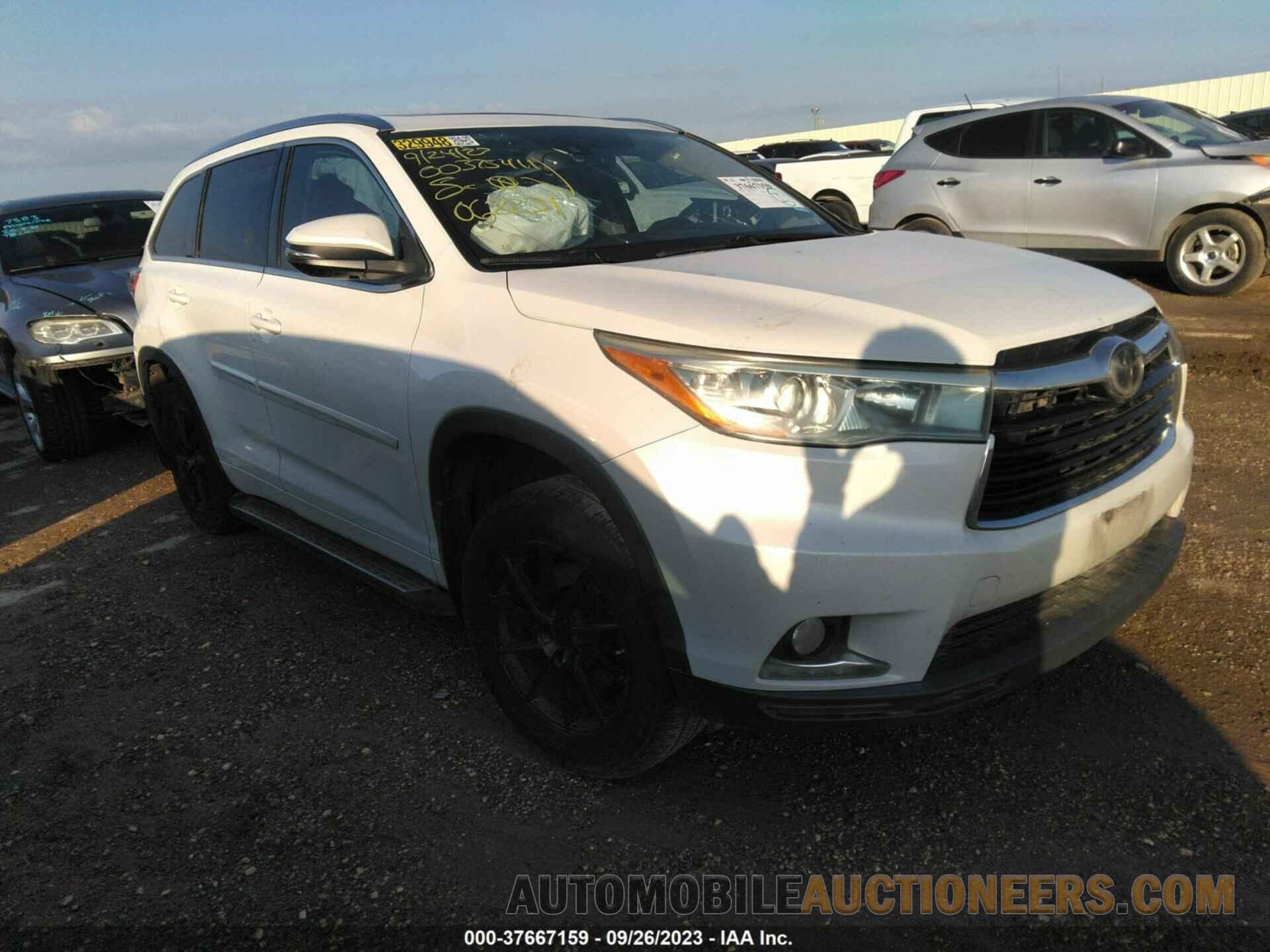 5TDYKRFH2FS062231 TOYOTA HIGHLANDER 2015