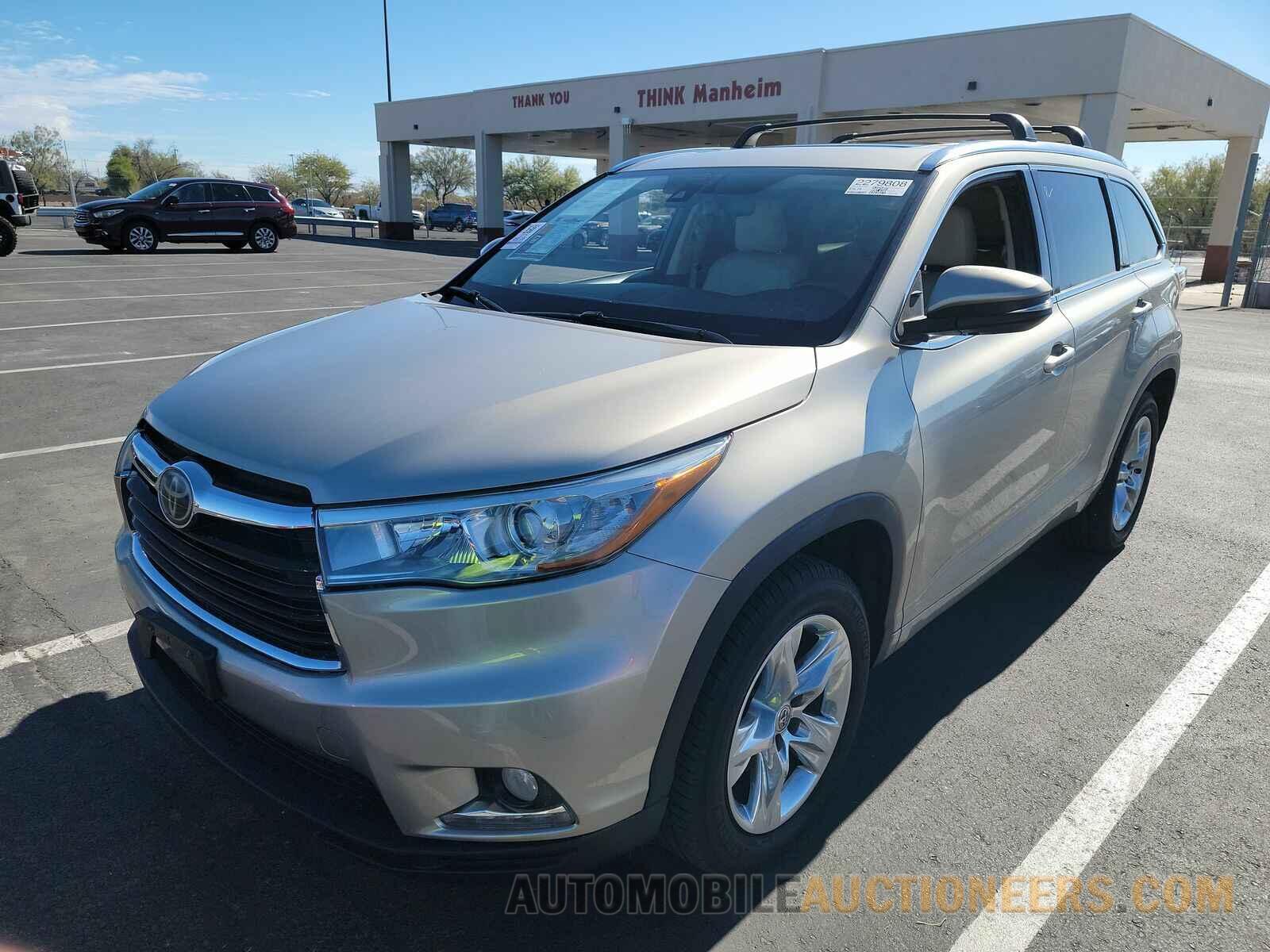 5TDYKRFH2FS079420 Toyota Highlander 2015