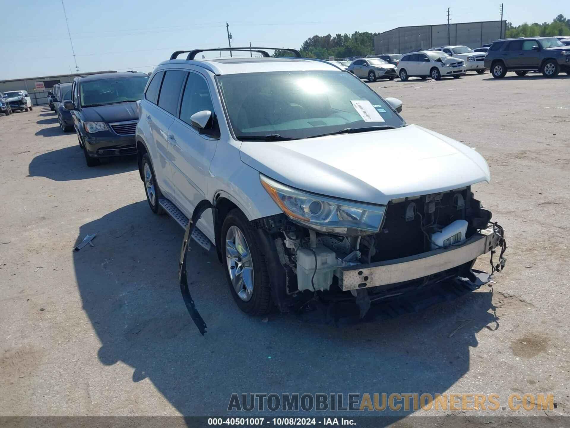 5TDYKRFH2GS183956 TOYOTA HIGHLANDER 2016