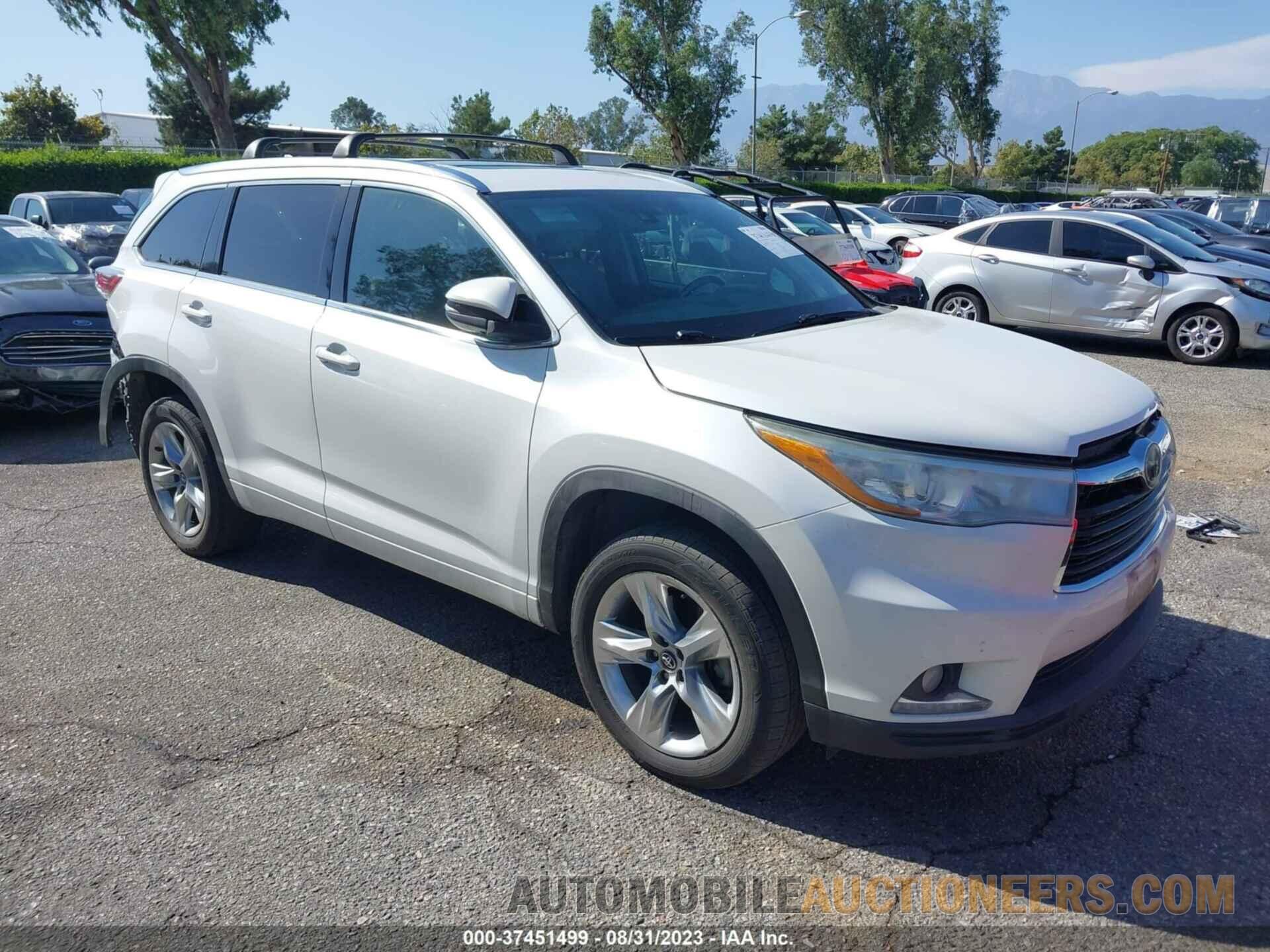 5TDYKRFH2GS186677 TOYOTA HIGHLANDER 2016