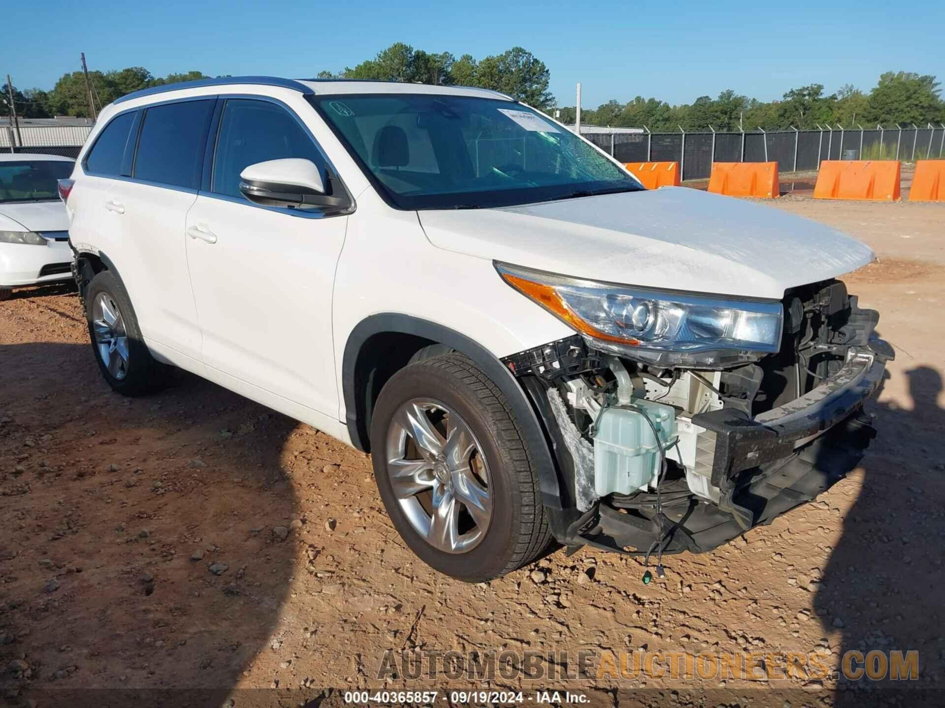 5TDYKRFH3FS058558 TOYOTA HIGHLANDER 2015