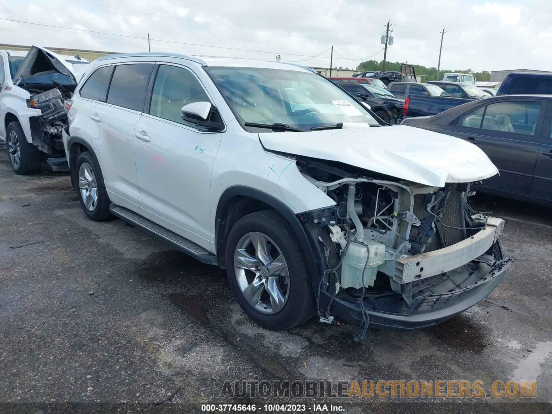 5TDYKRFH3FS061587 TOYOTA HIGHLANDER 2015