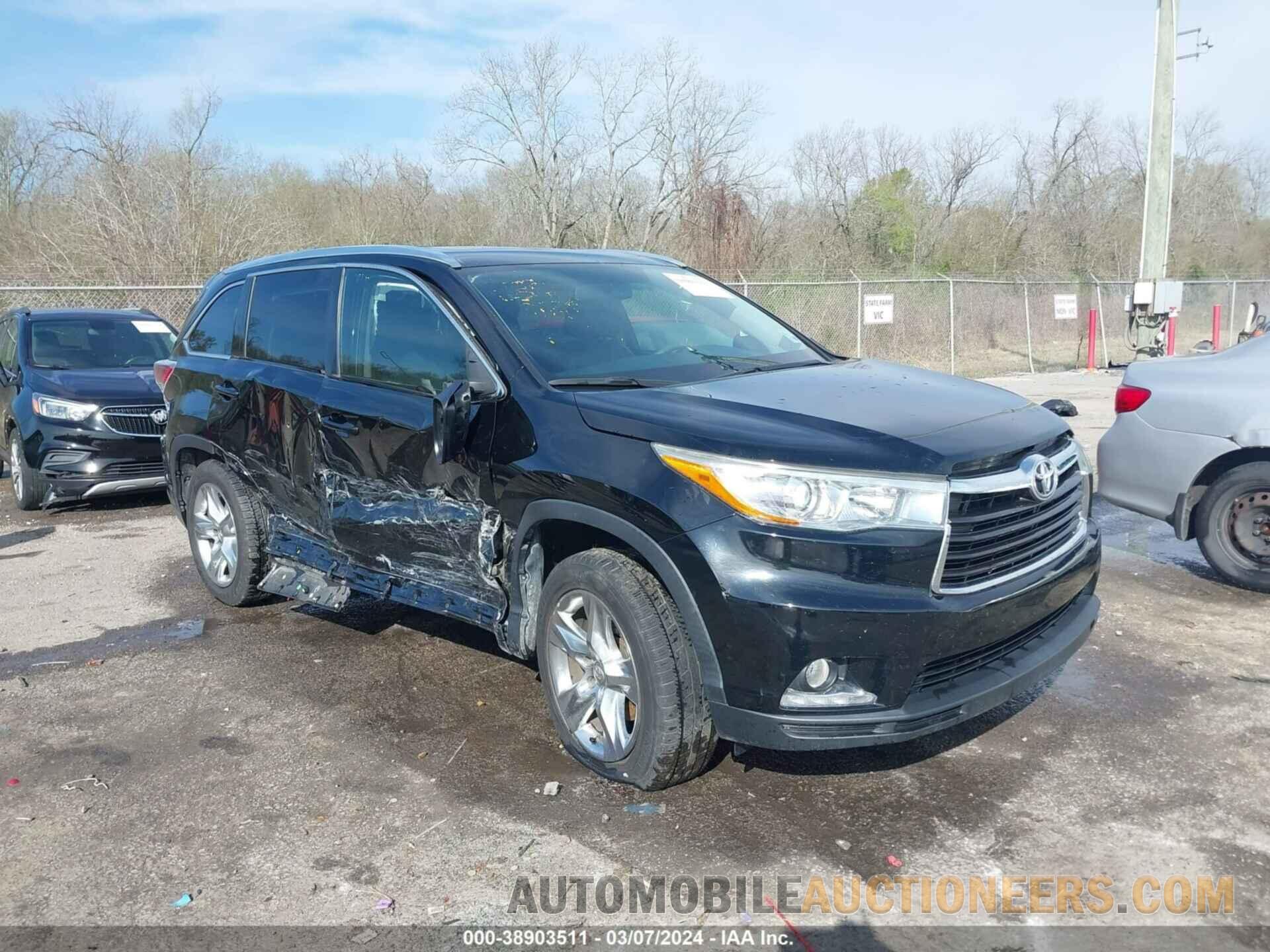 5TDYKRFH3FS076574 TOYOTA HIGHLANDER 2015