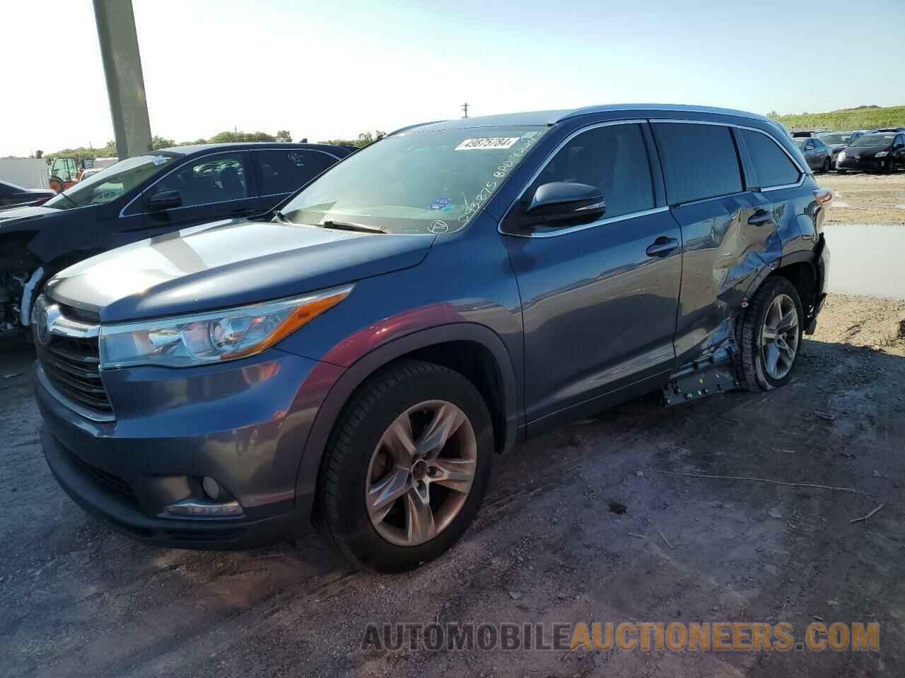 5TDYKRFH3FS093875 TOYOTA HIGHLANDER 2015