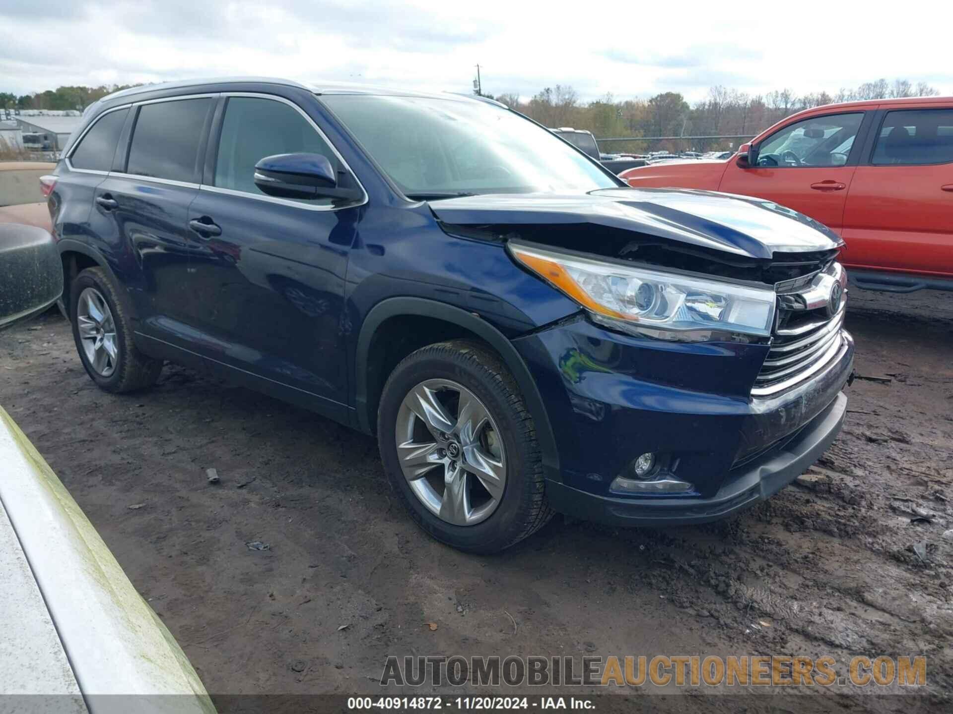 5TDYKRFH3GS152196 TOYOTA HIGHLANDER 2016