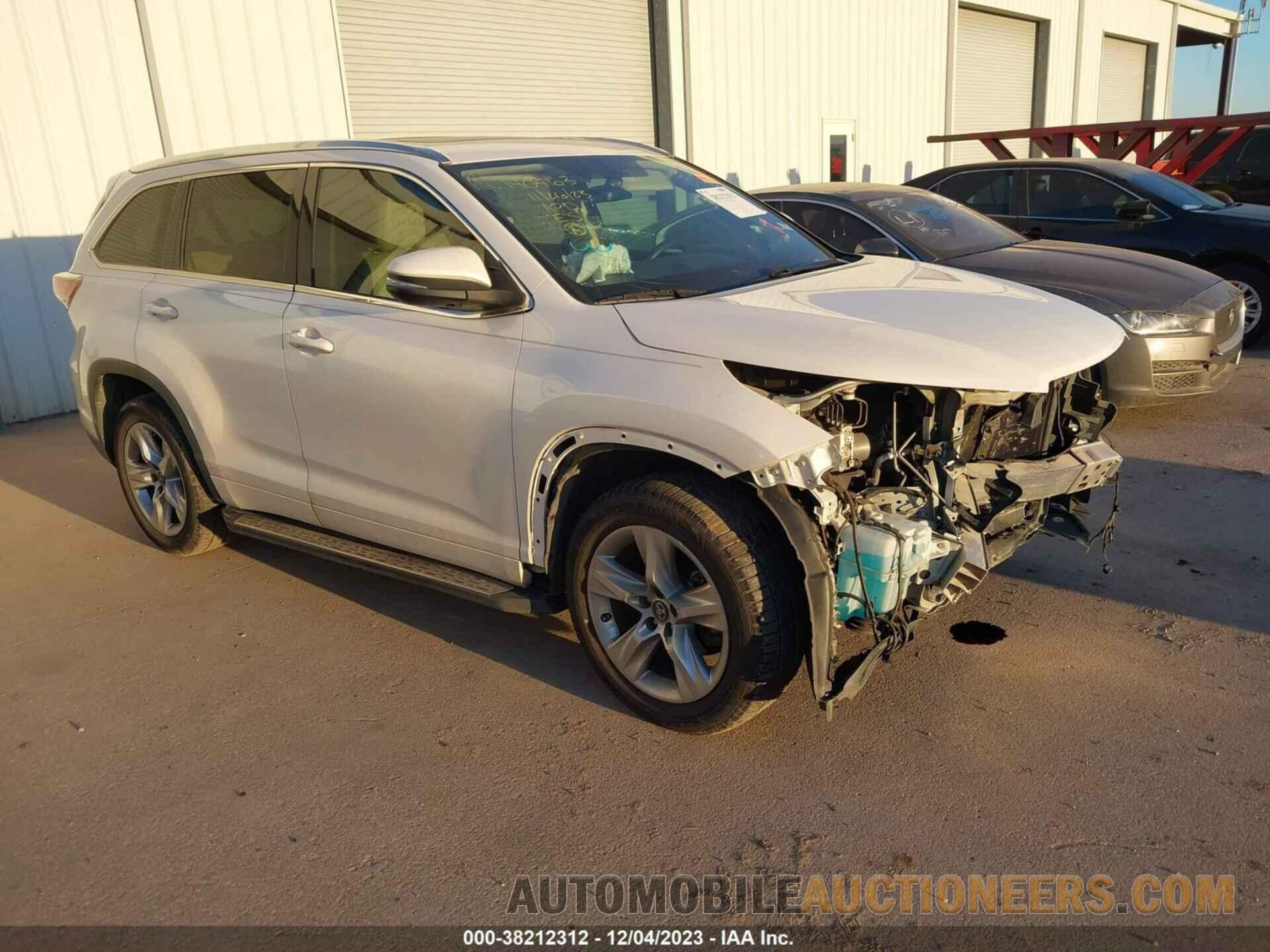 5TDYKRFH3GS155826 TOYOTA HIGHLANDER 2016