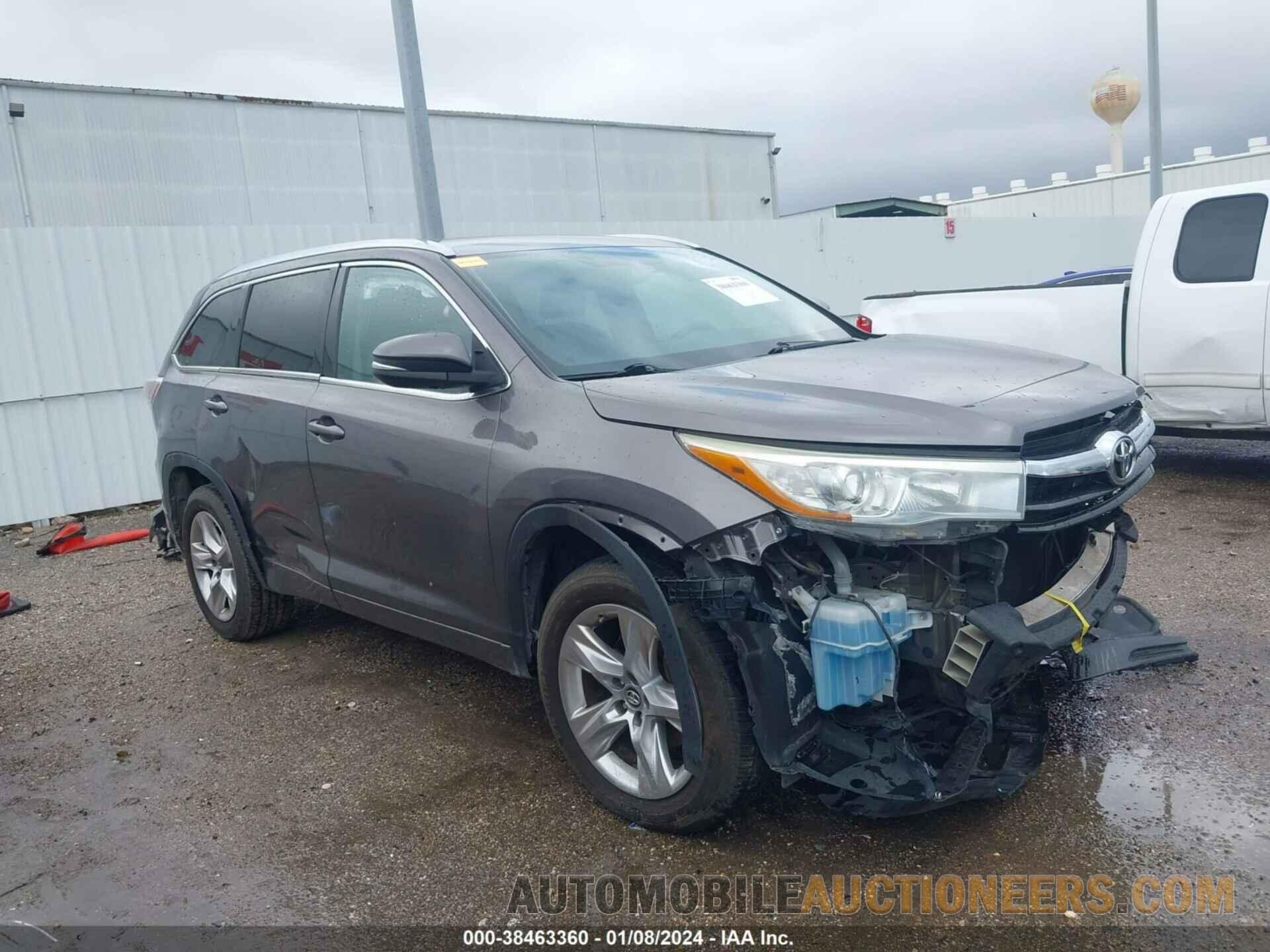 5TDYKRFH3GS156653 TOYOTA HIGHLANDER 2016