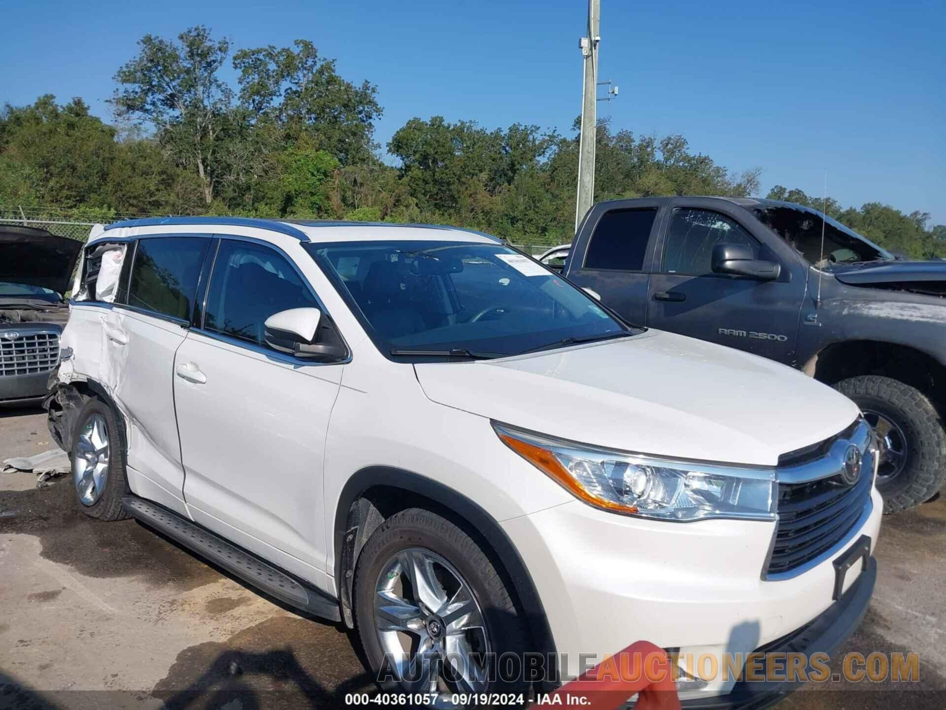 5TDYKRFH3GS160086 TOYOTA HIGHLANDER 2016