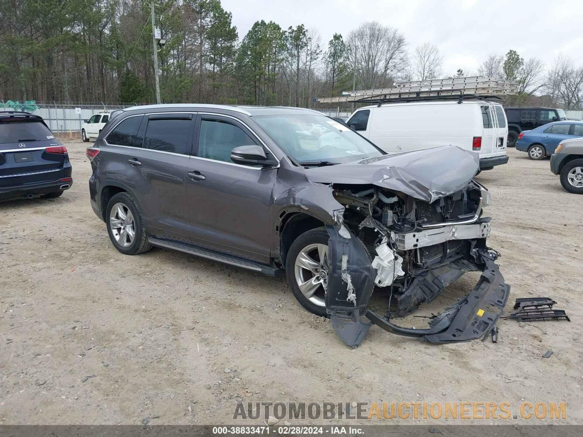 5TDYKRFH3GS180340 TOYOTA HIGHLANDER 2016