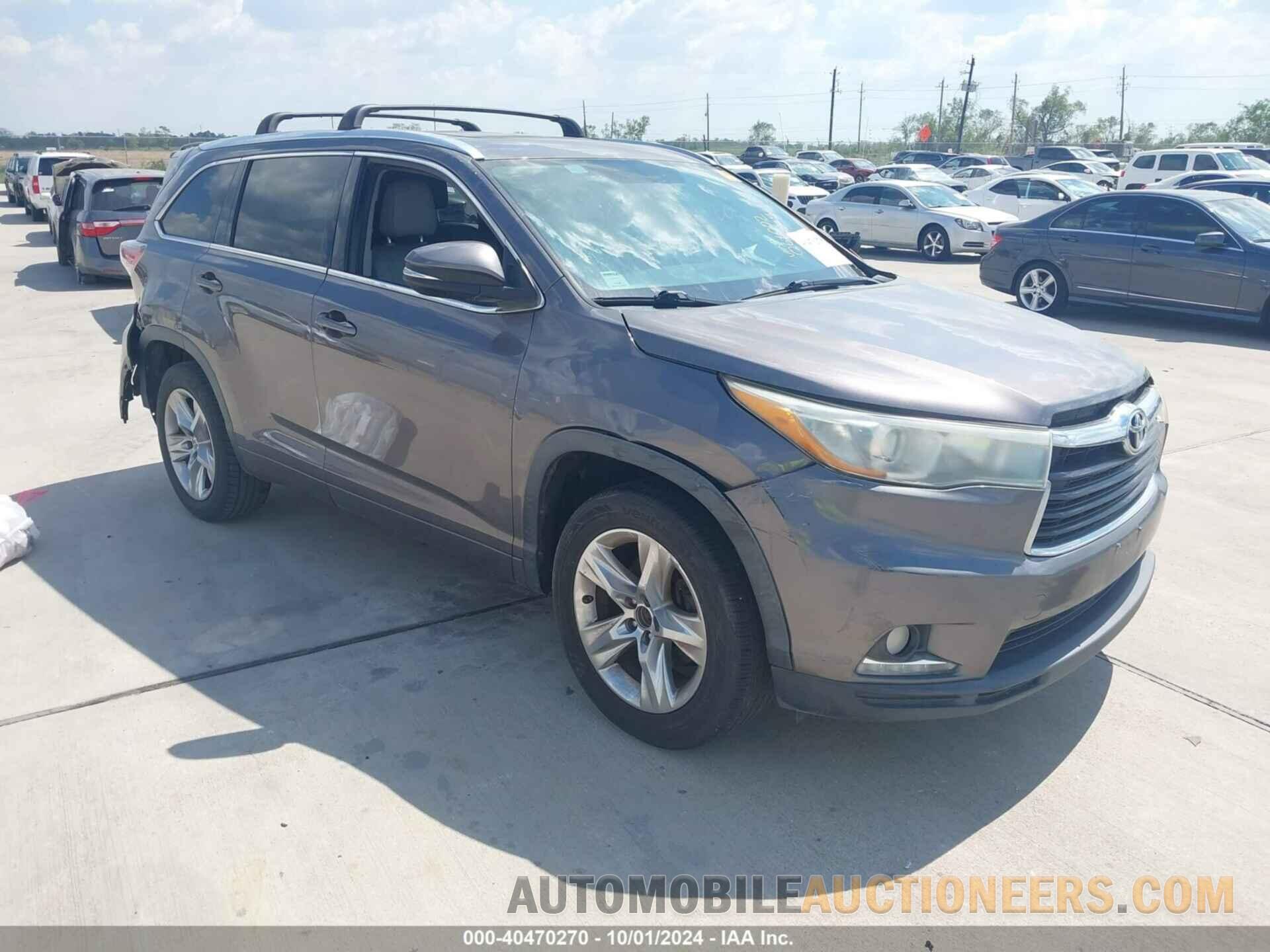 5TDYKRFH4FS061002 TOYOTA HIGHLANDER 2015