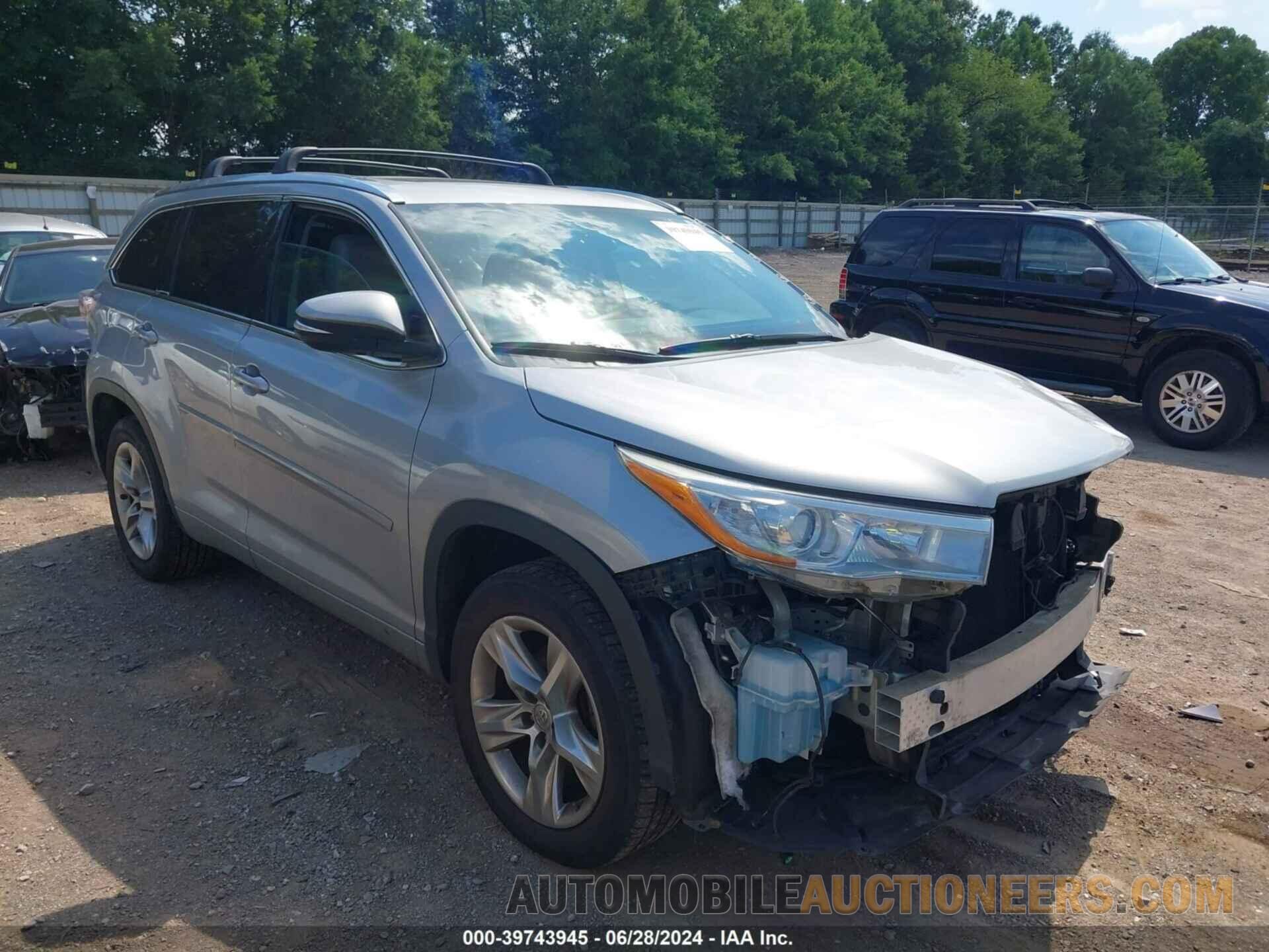 5TDYKRFH4FS119481 TOYOTA HIGHLANDER 2015