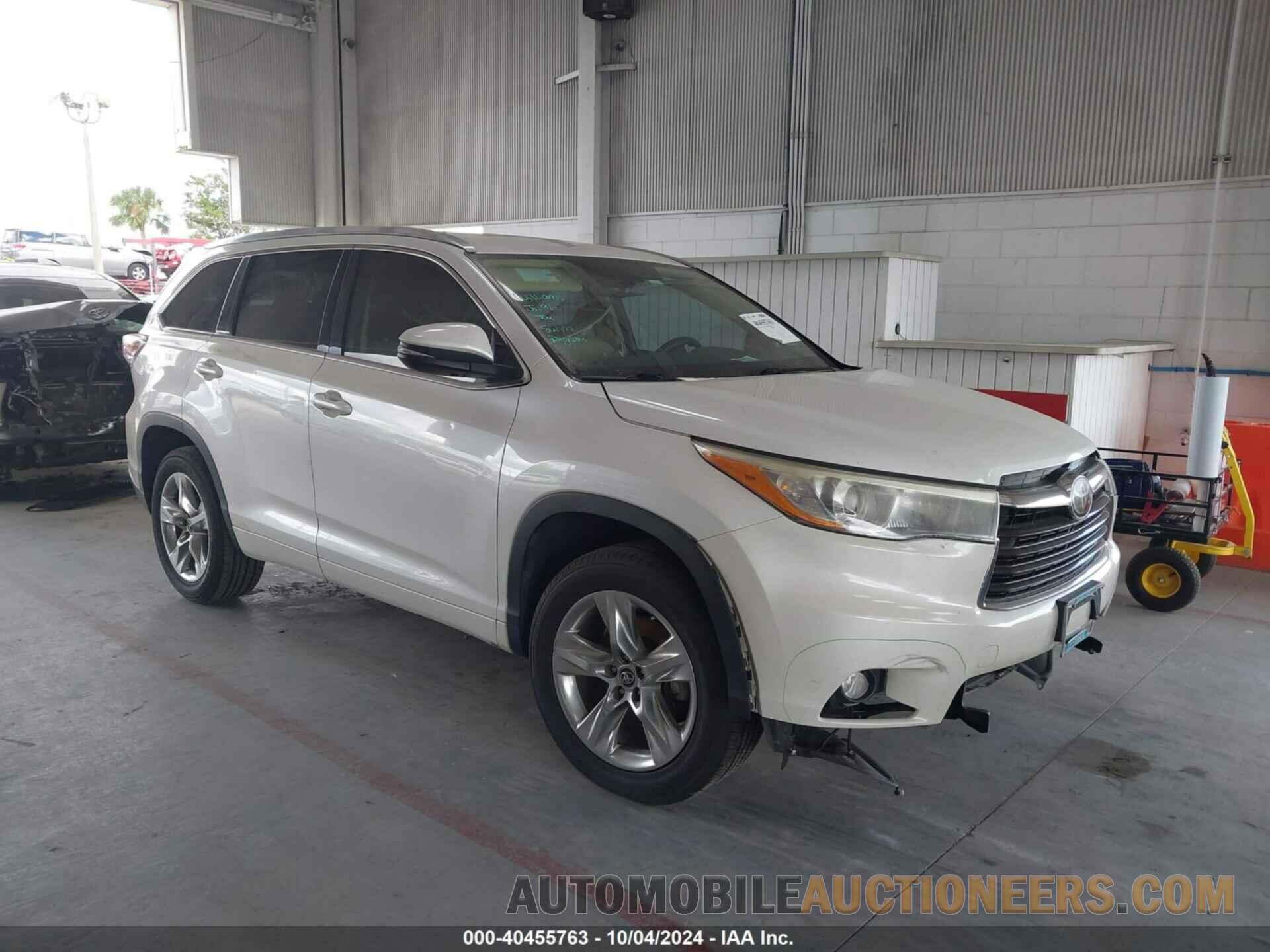 5TDYKRFH4GS126772 TOYOTA HIGHLANDER 2016