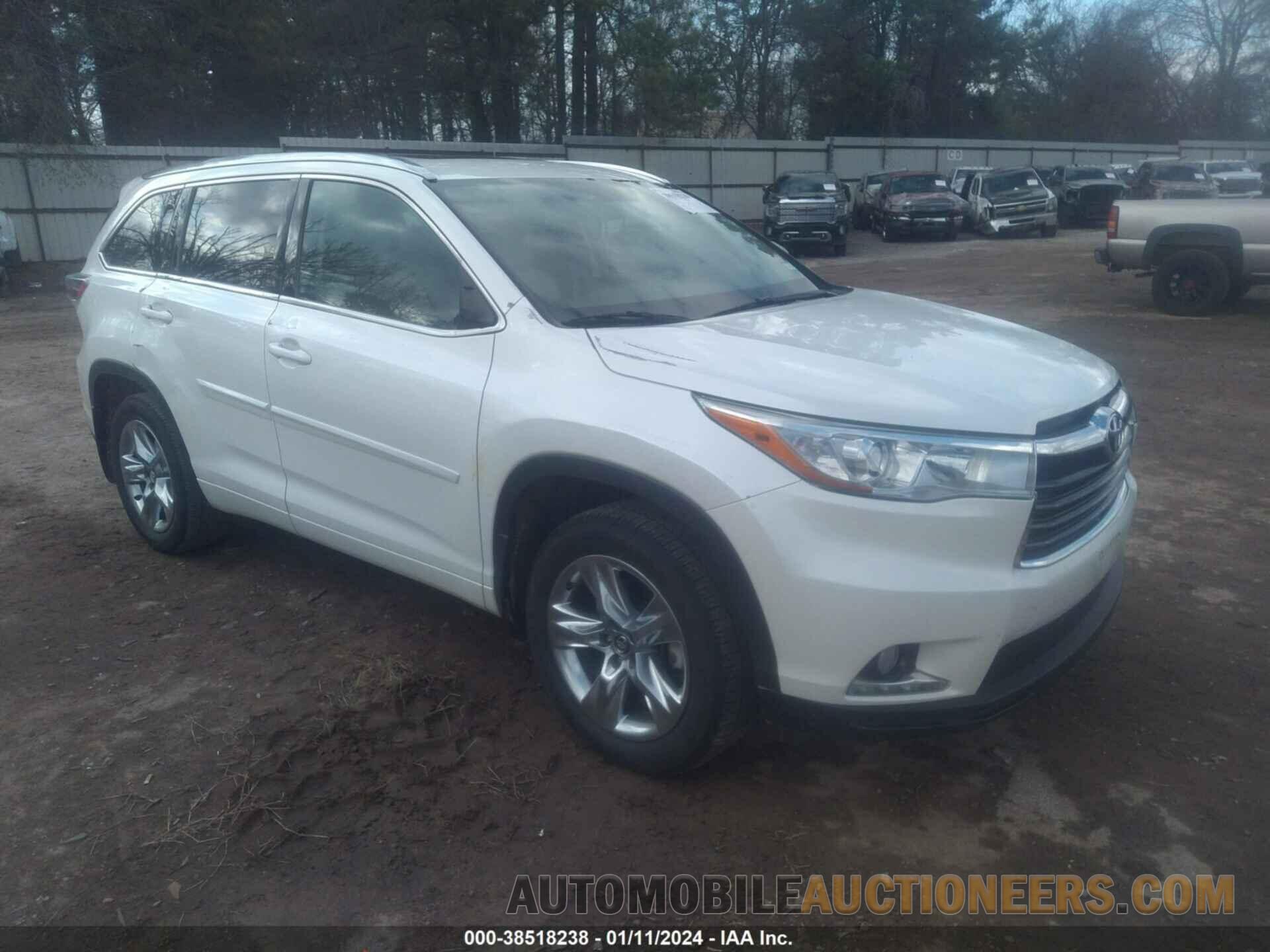 5TDYKRFH4GS130689 TOYOTA HIGHLANDER 2016