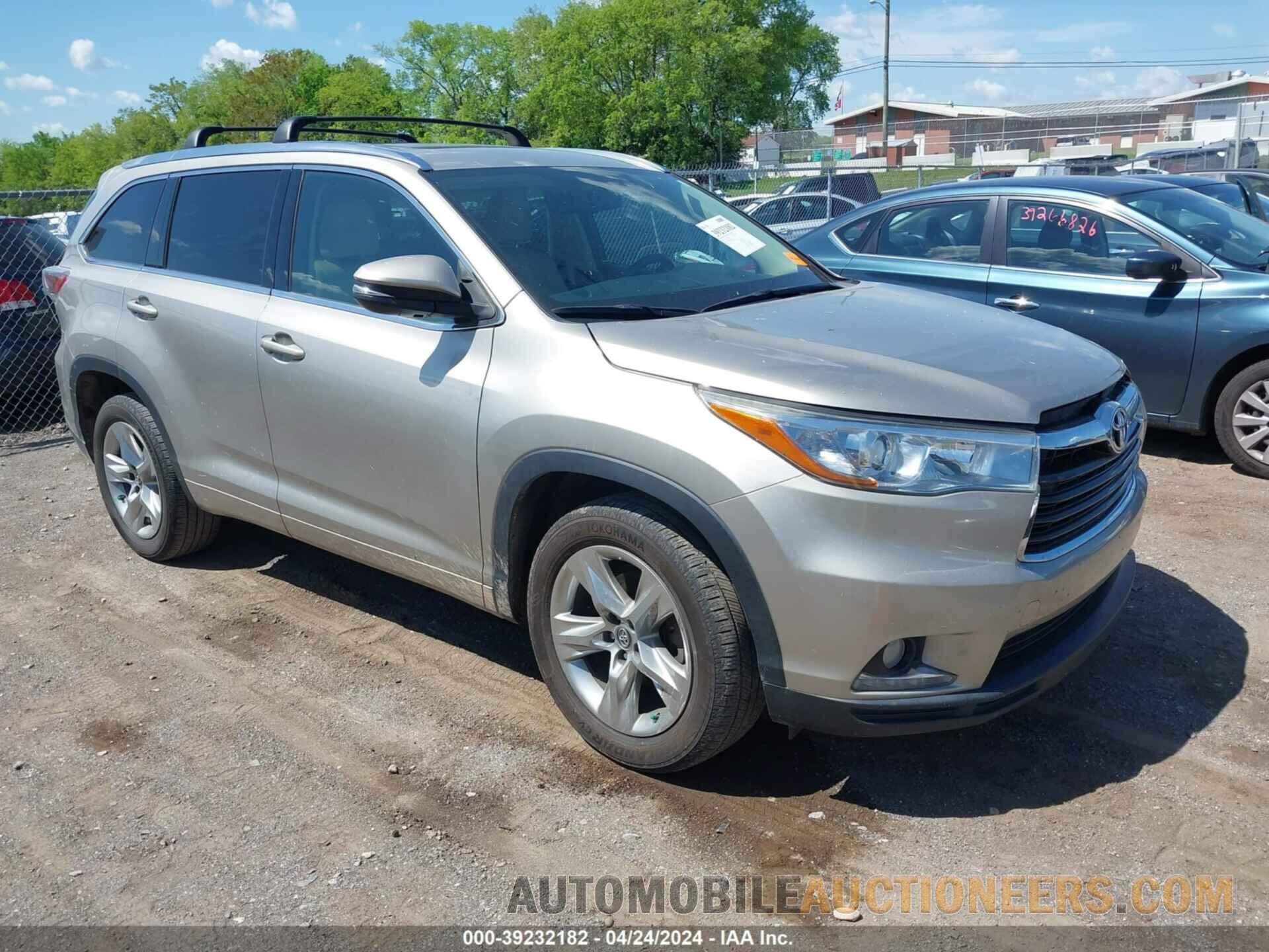 5TDYKRFH4GS148240 TOYOTA HIGHLANDER 2016