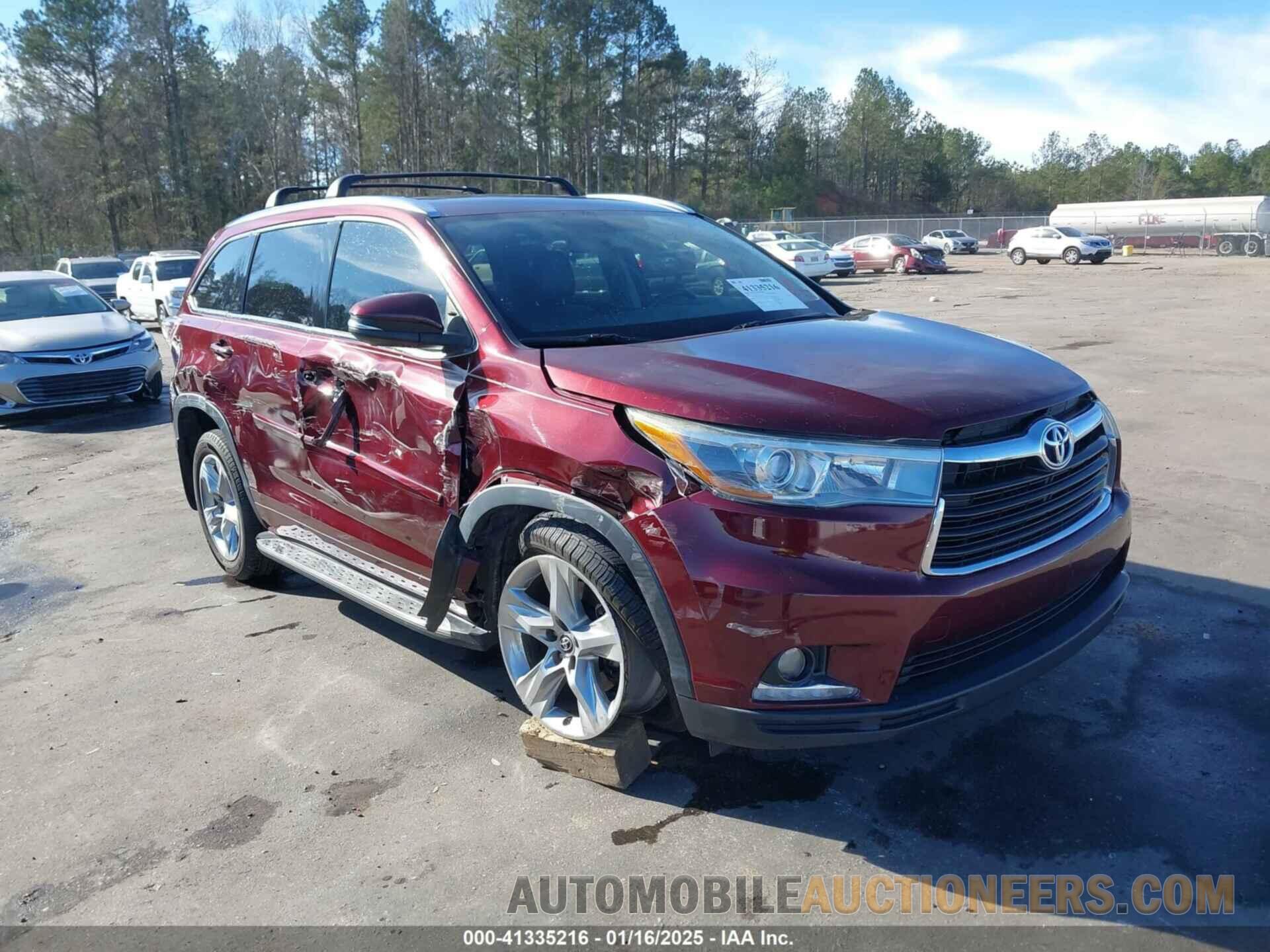 5TDYKRFH4GS157410 TOYOTA HIGHLANDER 2016