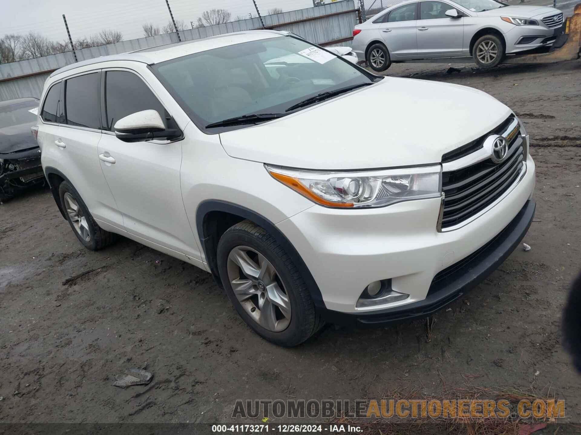 5TDYKRFH4GS186003 TOYOTA HIGHLANDER 2016