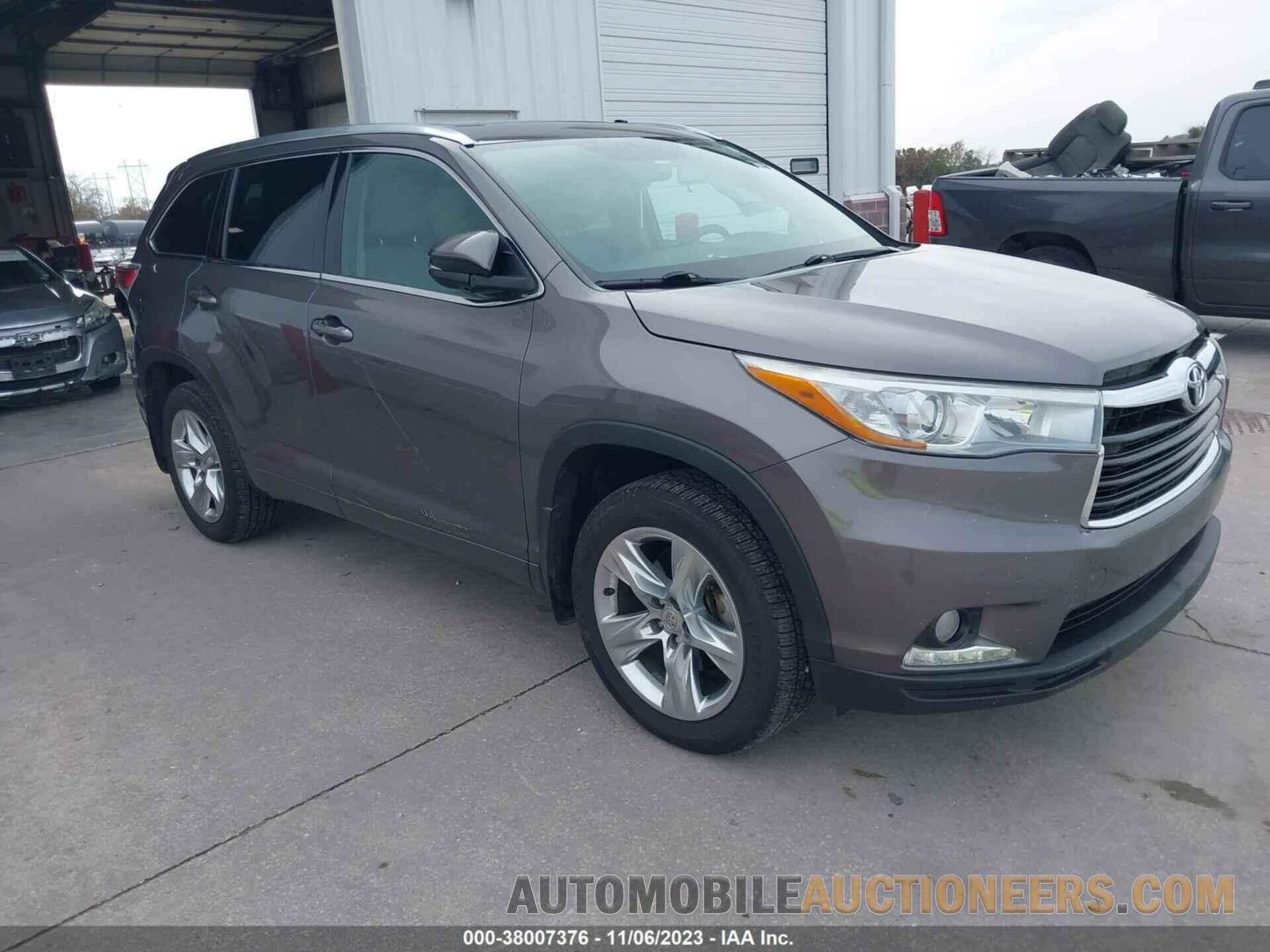 5TDYKRFH5FS039249 TOYOTA HIGHLANDER 2015