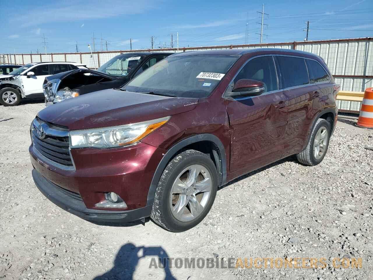 5TDYKRFH5FS043396 TOYOTA HIGHLANDER 2015