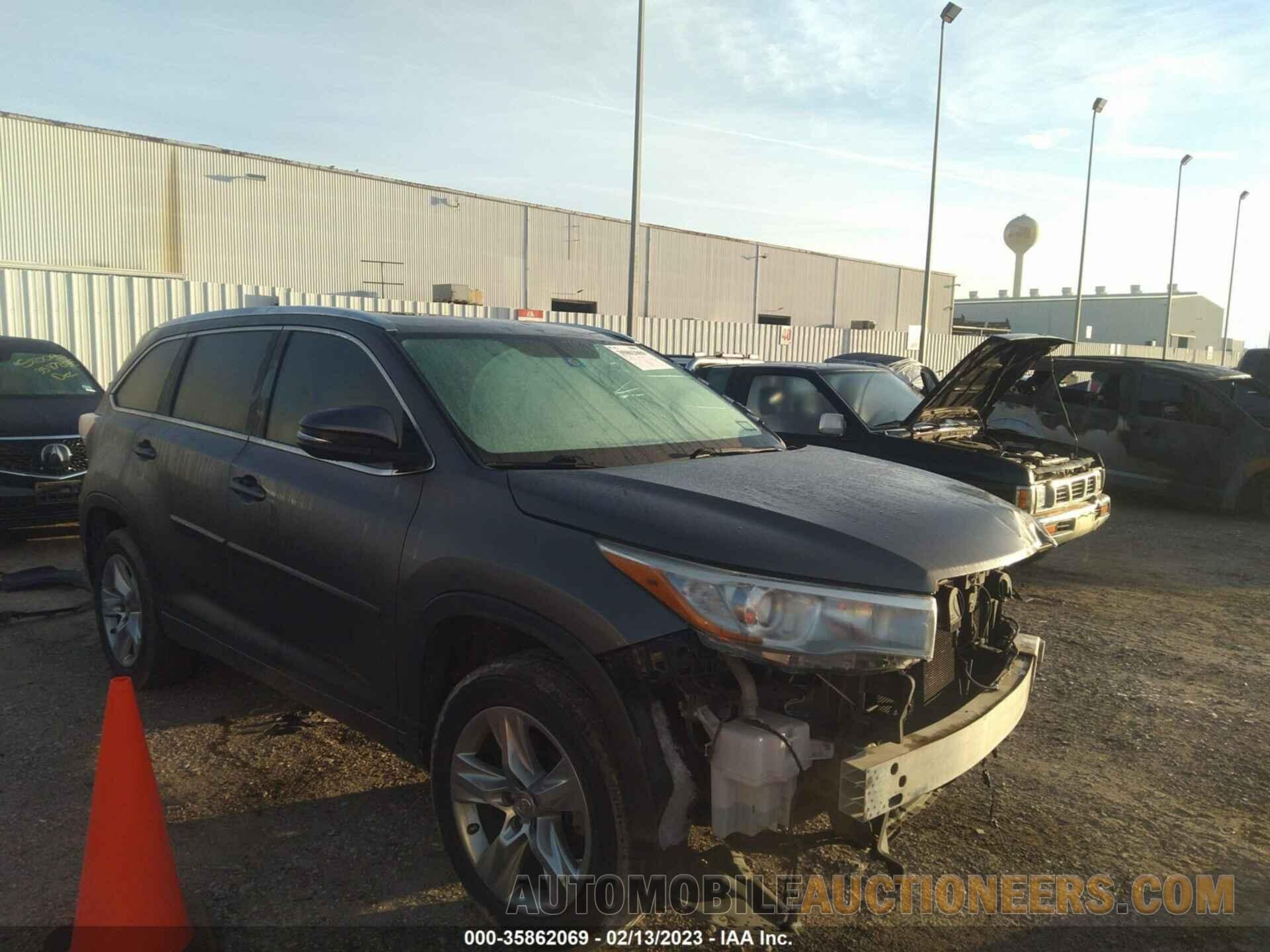 5TDYKRFH5FS086619 TOYOTA HIGHLANDER 2015