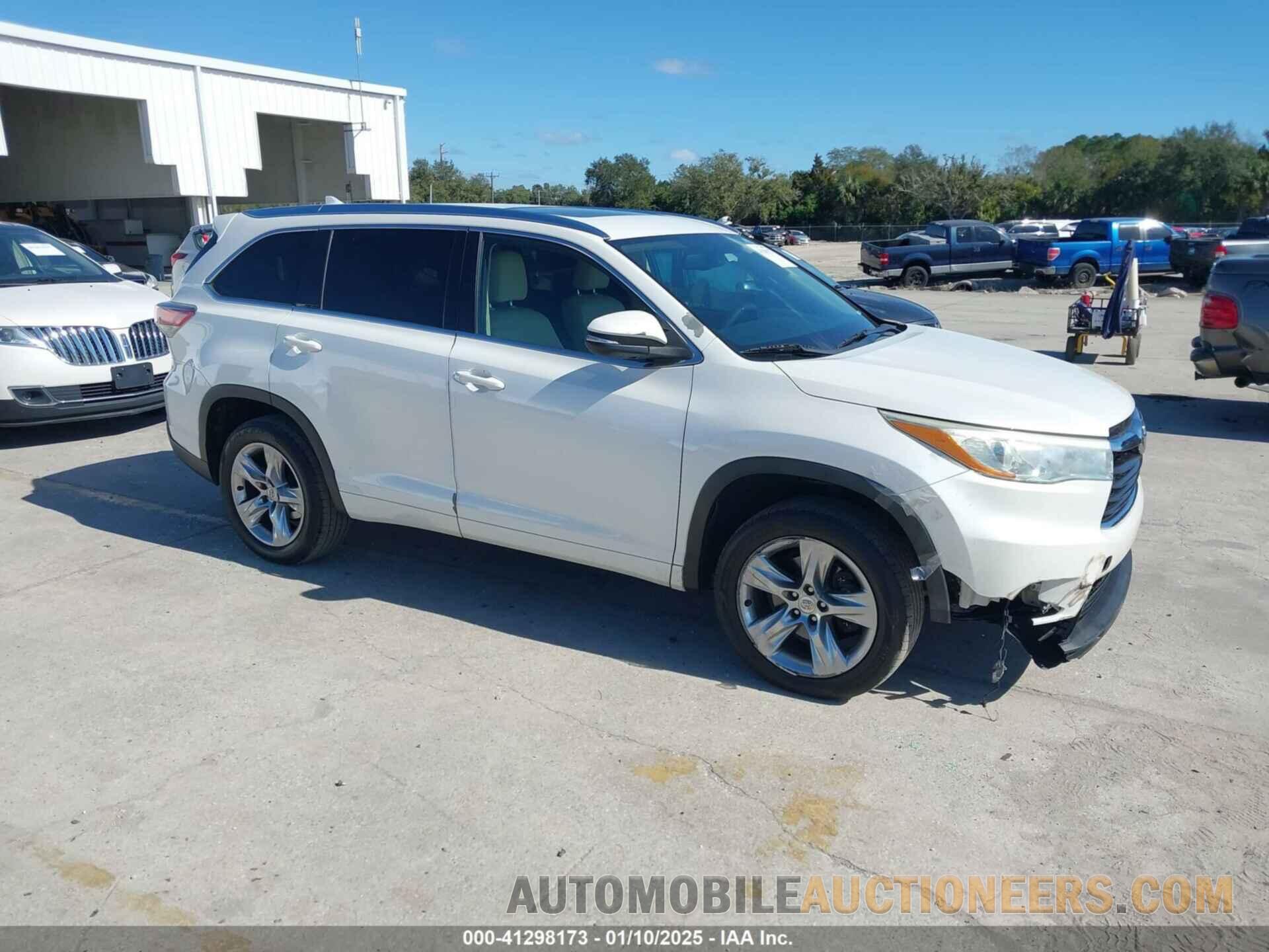 5TDYKRFH5FS107565 TOYOTA HIGHLANDER 2015