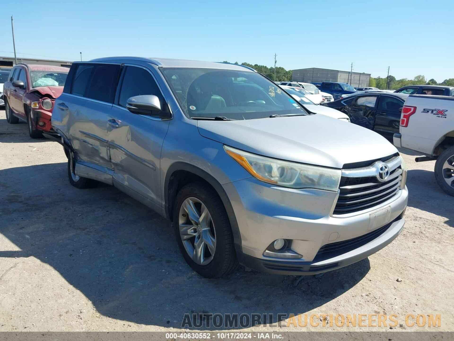 5TDYKRFH5FS118811 TOYOTA HIGHLANDER 2015