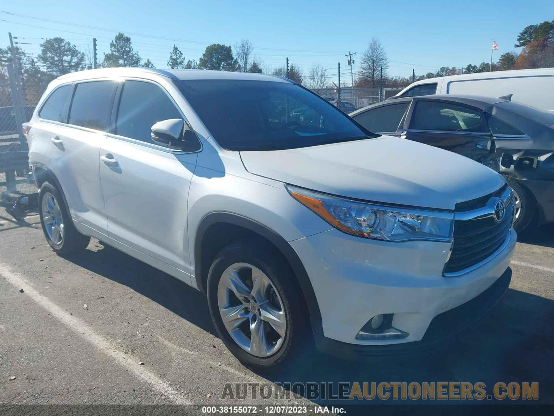 5TDYKRFH5FS118906 TOYOTA HIGHLANDER 2015