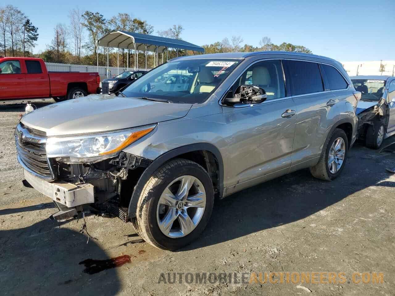 5TDYKRFH5GS120317 TOYOTA HIGHLANDER 2016