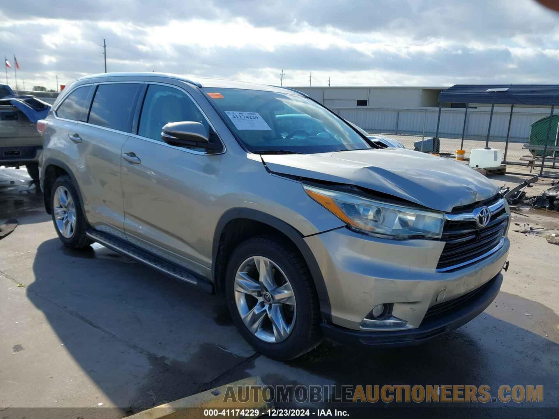 5TDYKRFH5GS122942 TOYOTA HIGHLANDER 2016