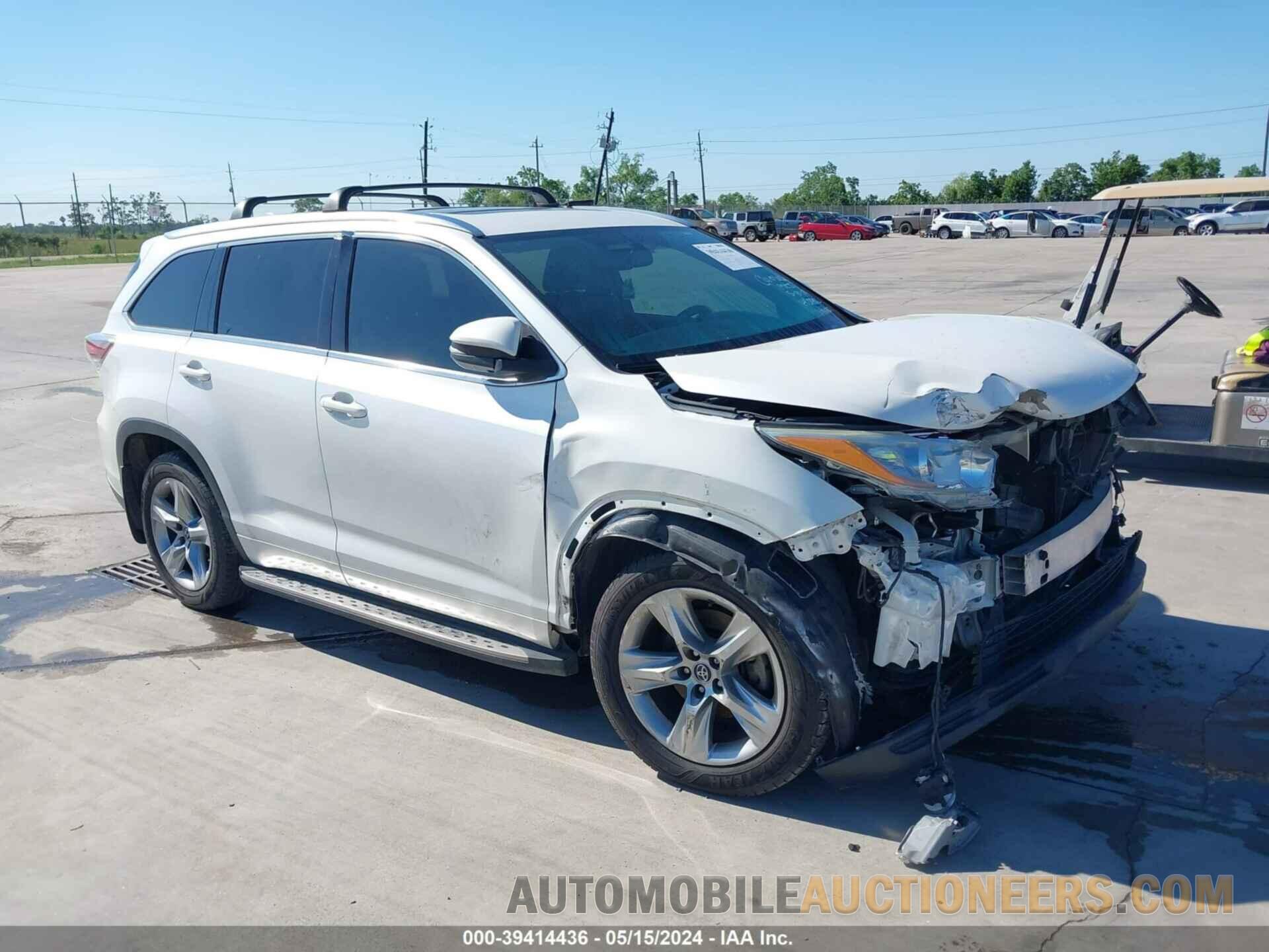 5TDYKRFH5GS130717 TOYOTA HIGHLANDER 2016