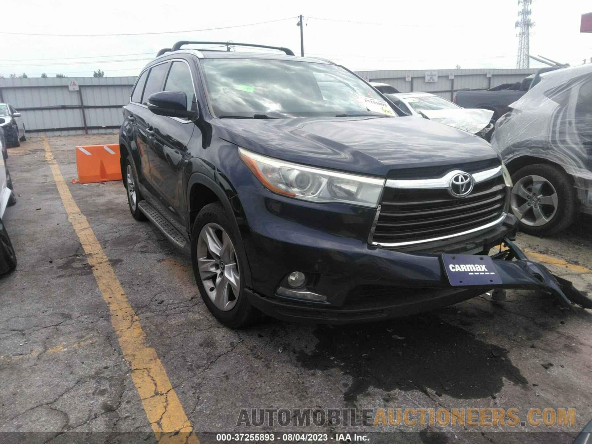 5TDYKRFH5GS134430 TOYOTA HIGHLANDER 2016