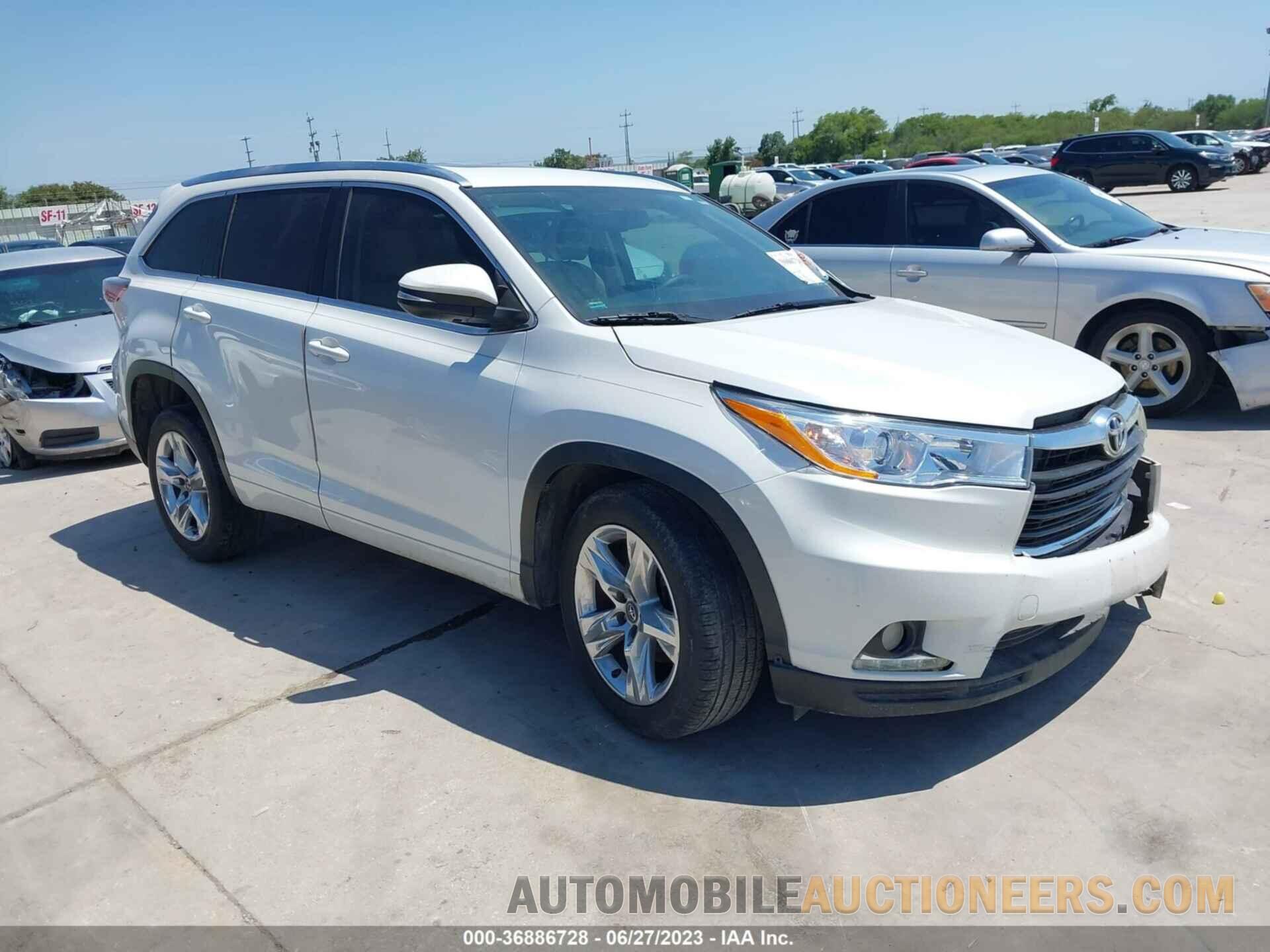 5TDYKRFH5GS141247 TOYOTA HIGHLANDER 2016