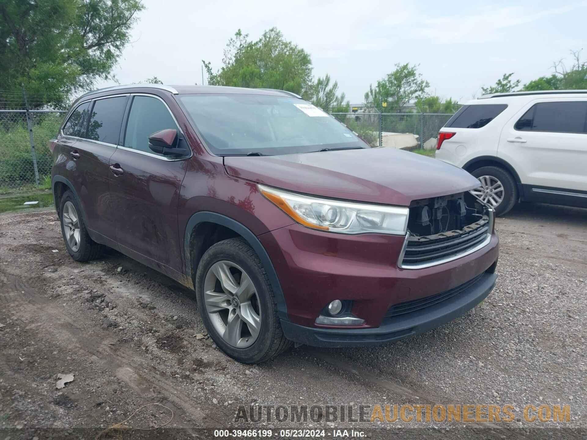 5TDYKRFH5GS151891 TOYOTA HIGHLANDER 2016