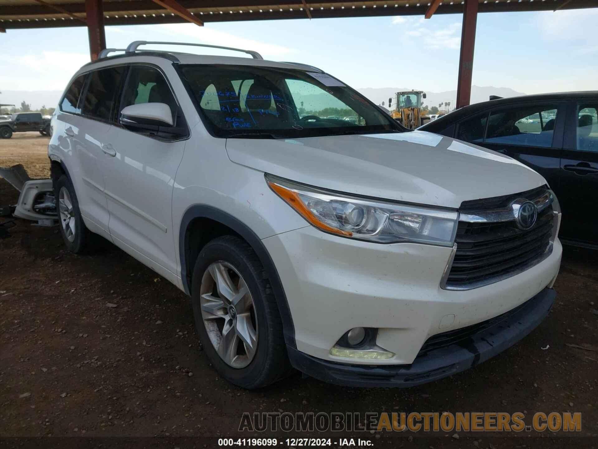 5TDYKRFH5GS154872 TOYOTA HIGHLANDER 2016