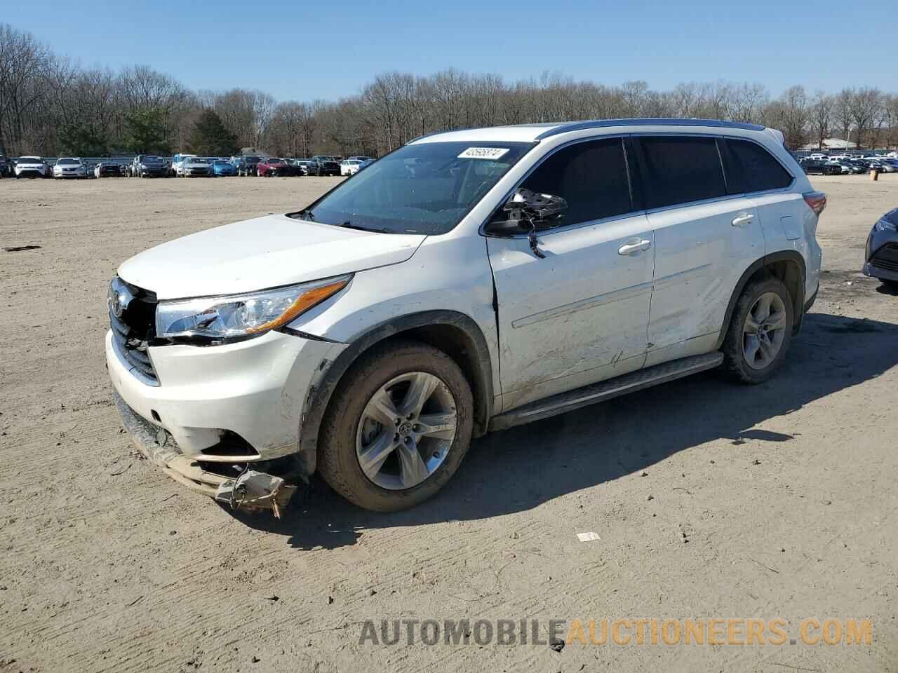 5TDYKRFH5GS155164 TOYOTA HIGHLANDER 2016