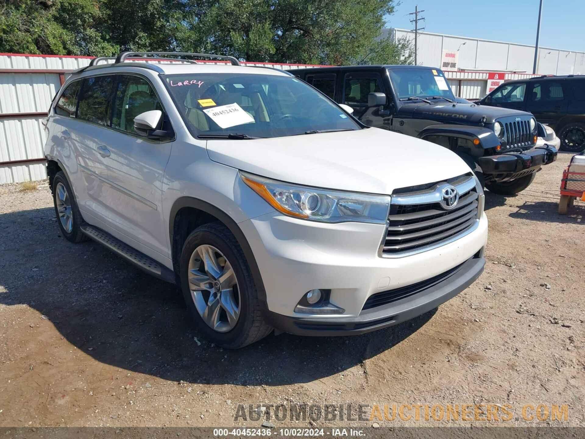 5TDYKRFH5GS172921 TOYOTA HIGHLANDER 2016