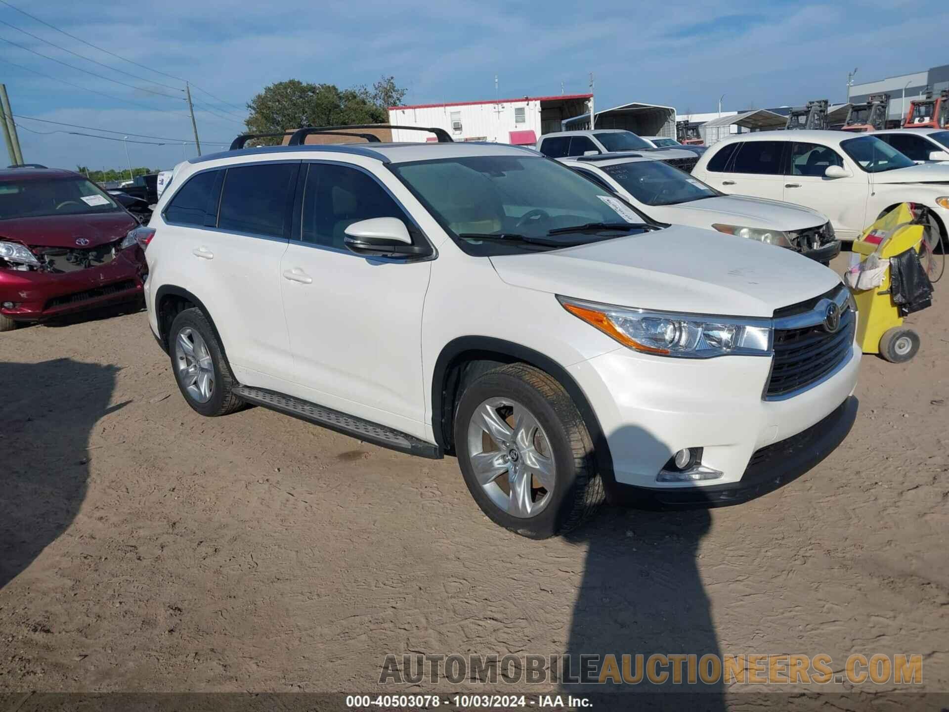 5TDYKRFH5GS173941 TOYOTA HIGHLANDER 2016