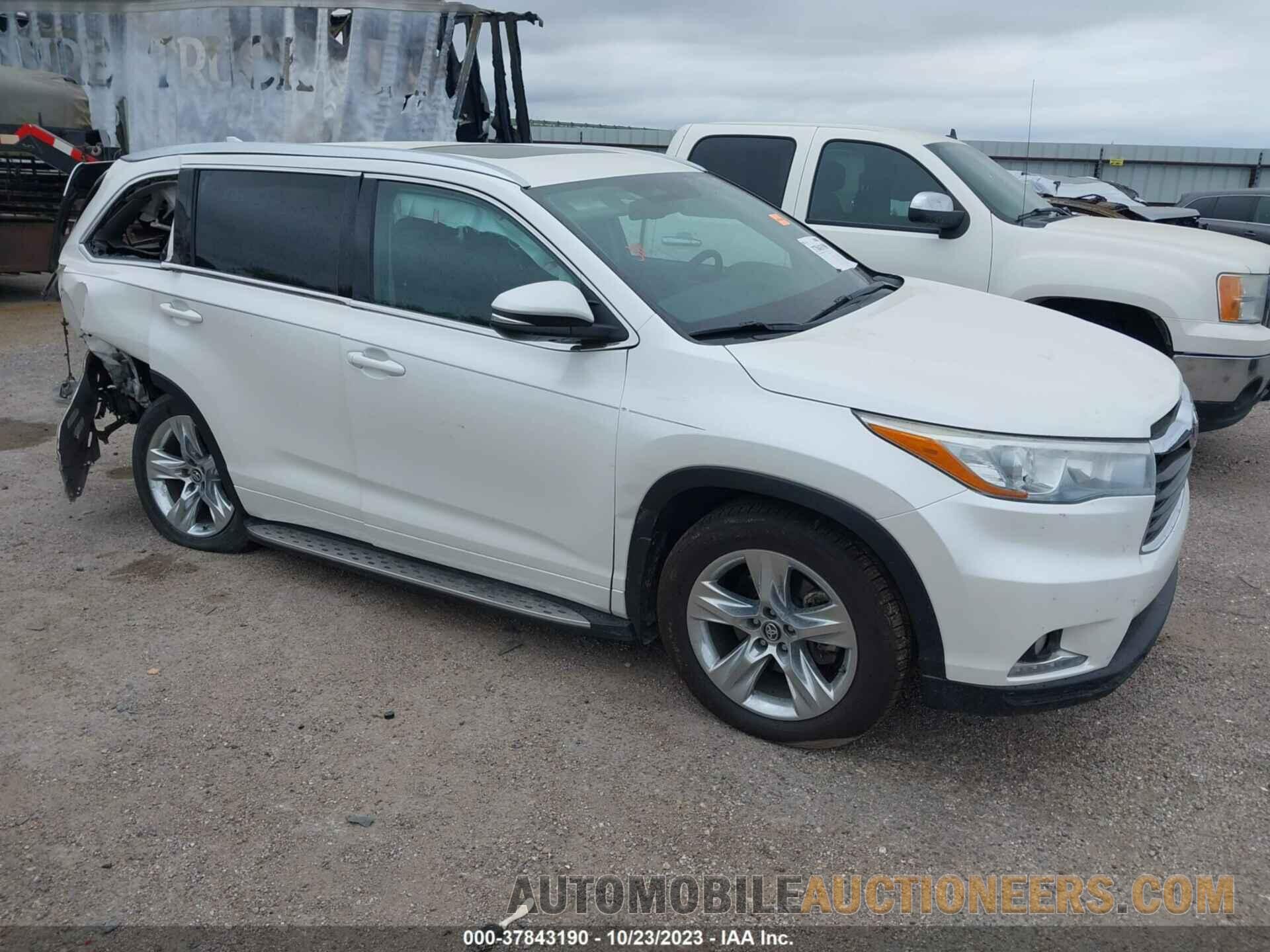 5TDYKRFH5GS179237 TOYOTA HIGHLANDER 2016