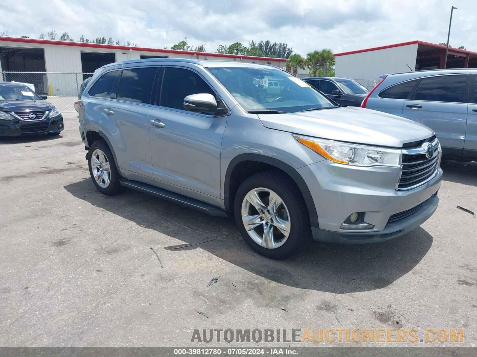 5TDYKRFH6FS039051 TOYOTA HIGHLANDER 2015